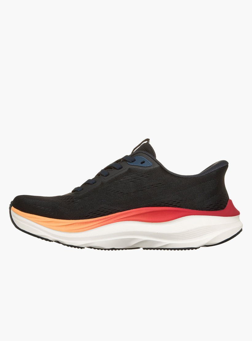 Skechers Men MAX RUN Logo Print Slip-On Running Shoes-men-shoes-sneakers-image-6