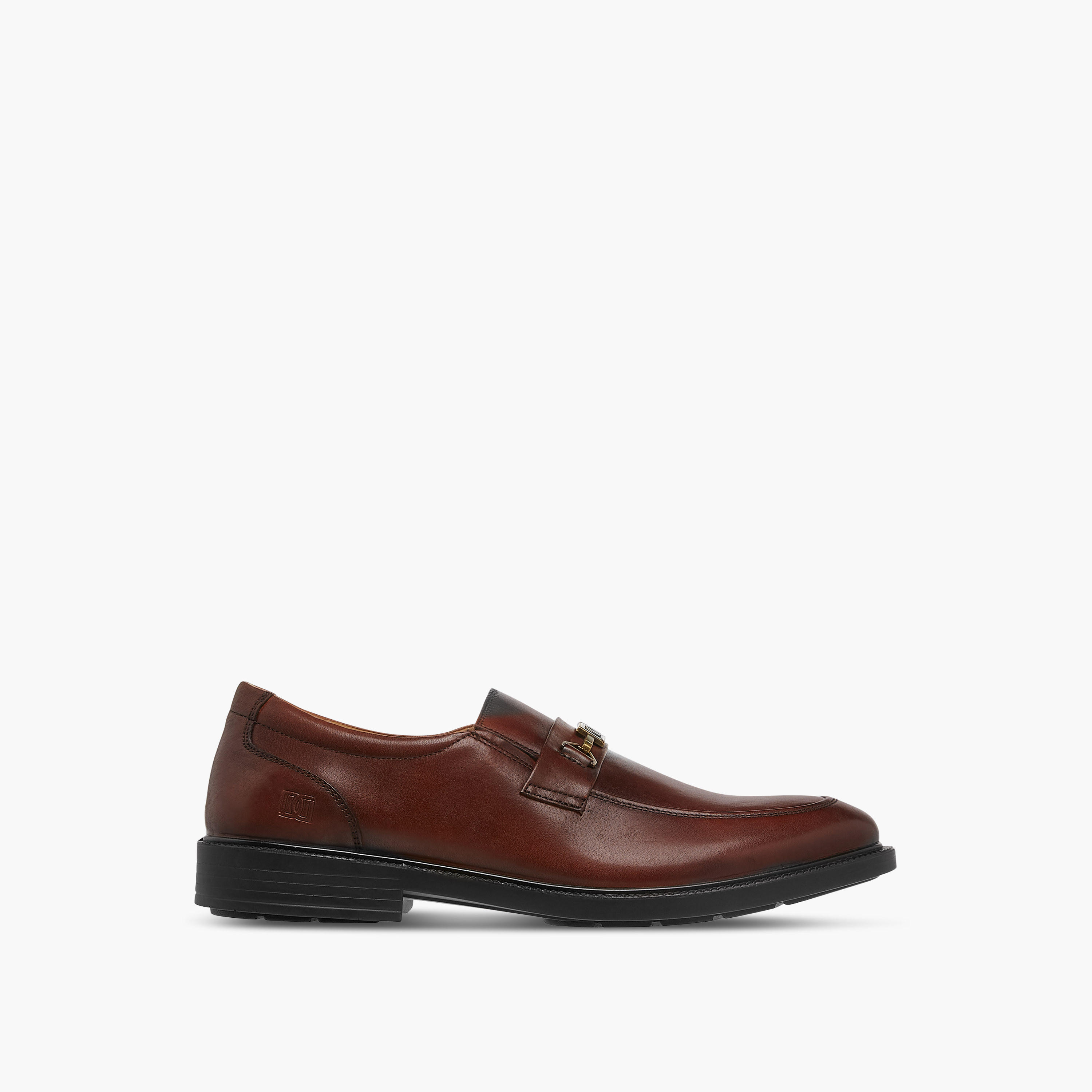 Duchini Men Solid Slip-On Leather Loafers-men-shoes-formalshoes-image-3
