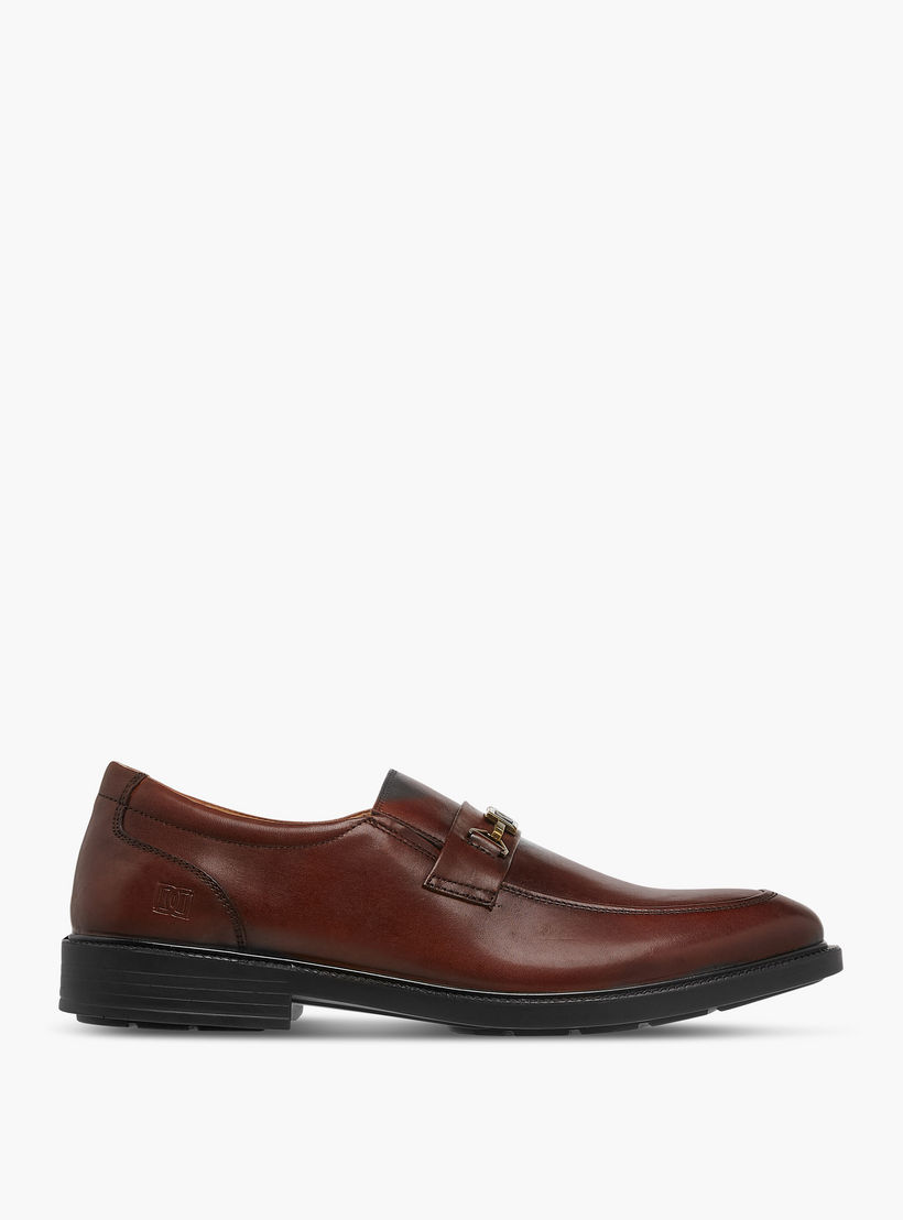 Duchini Men Solid Slip-On Leather Loafers-men-shoes-formalshoes-image-3