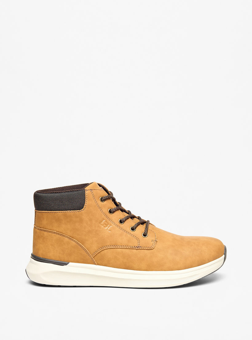بوت طول الكاحل برباط إغلاق من إل بي إل من شو إكسبريس-men-shoes-boots-image-3