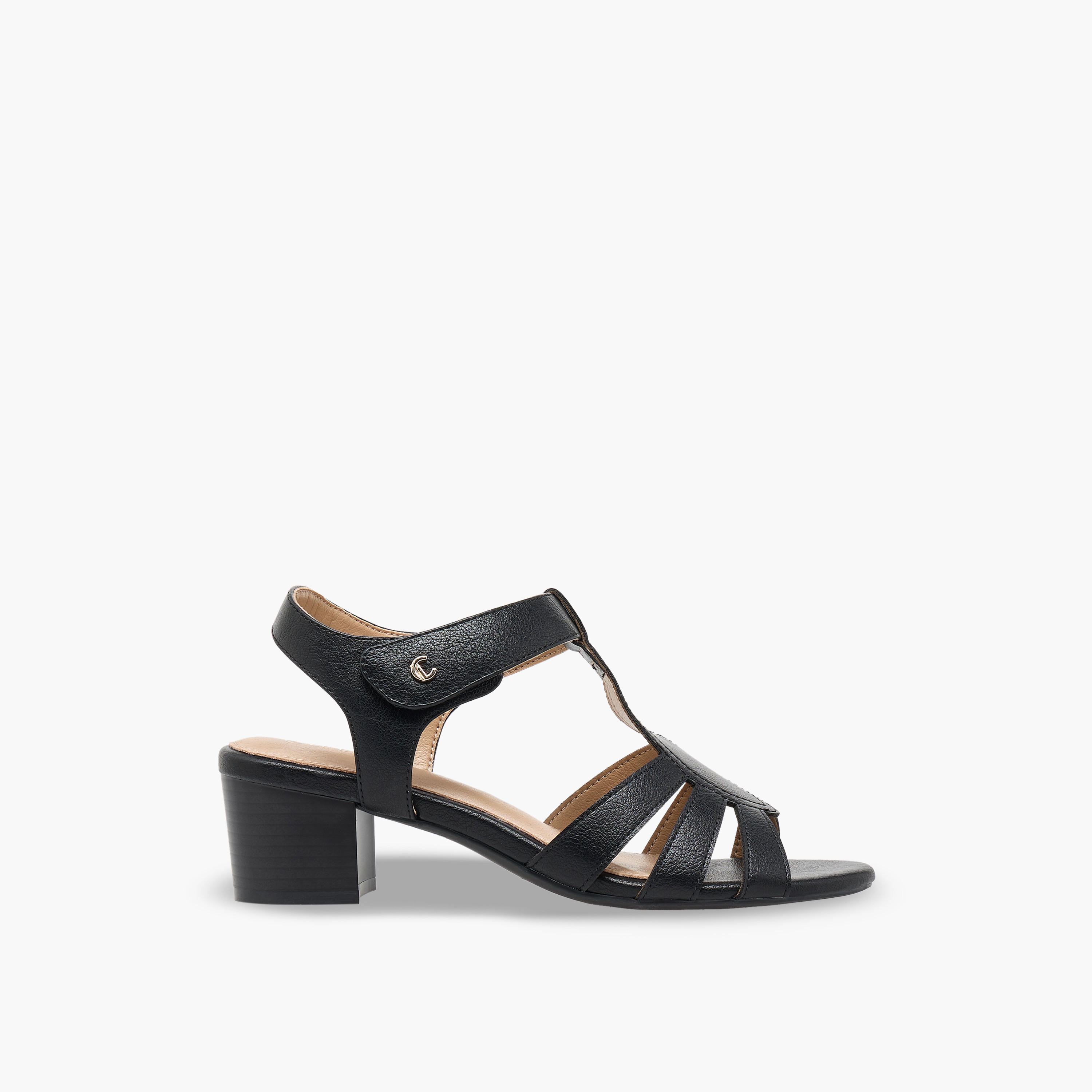 Le Confort Women Block Heel Strap Sandals-women-shoes-sandals-heeled-image-3
