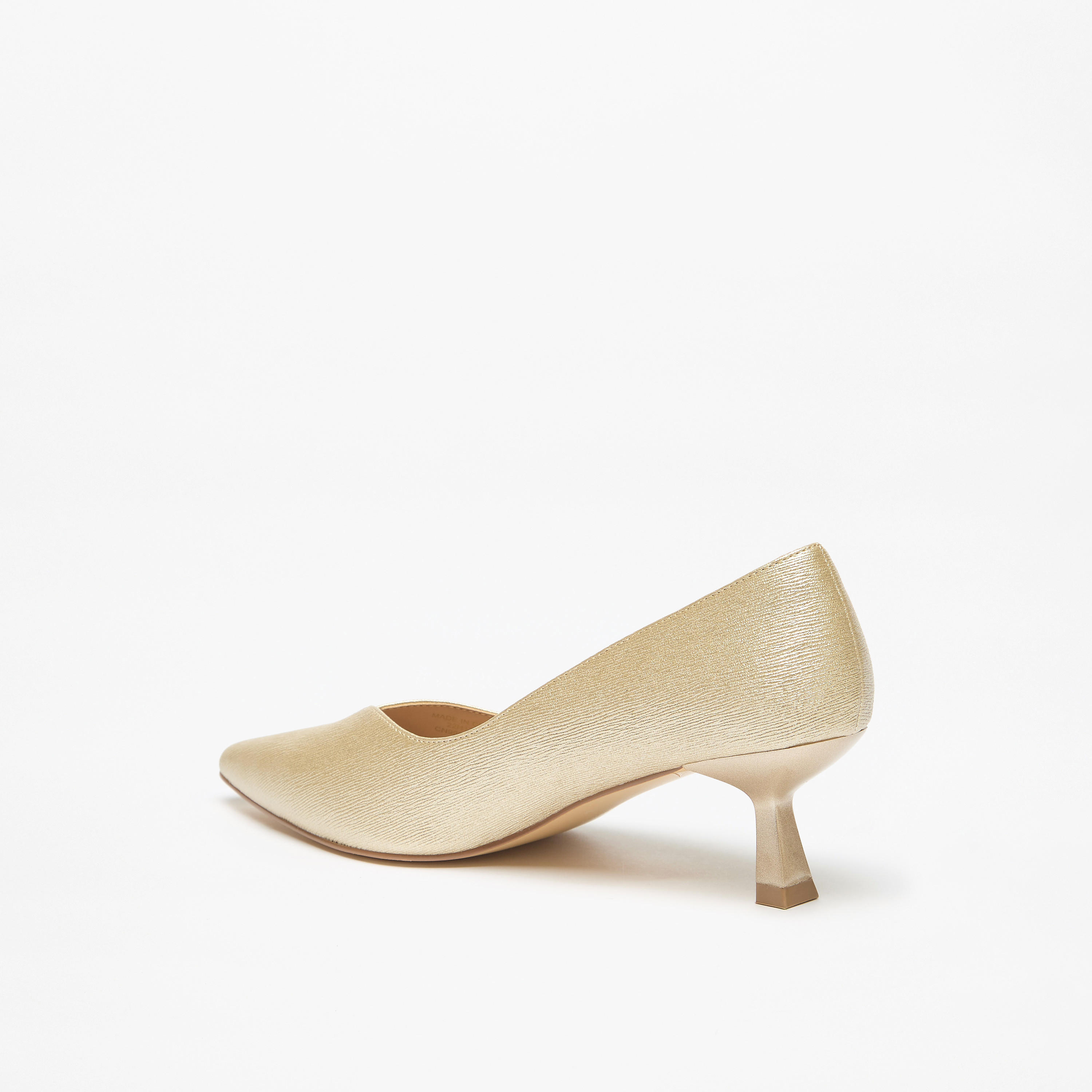 Flora Bella Solid Slip-On Pumps with Kitten Heels-women-shoes-heels-image-2