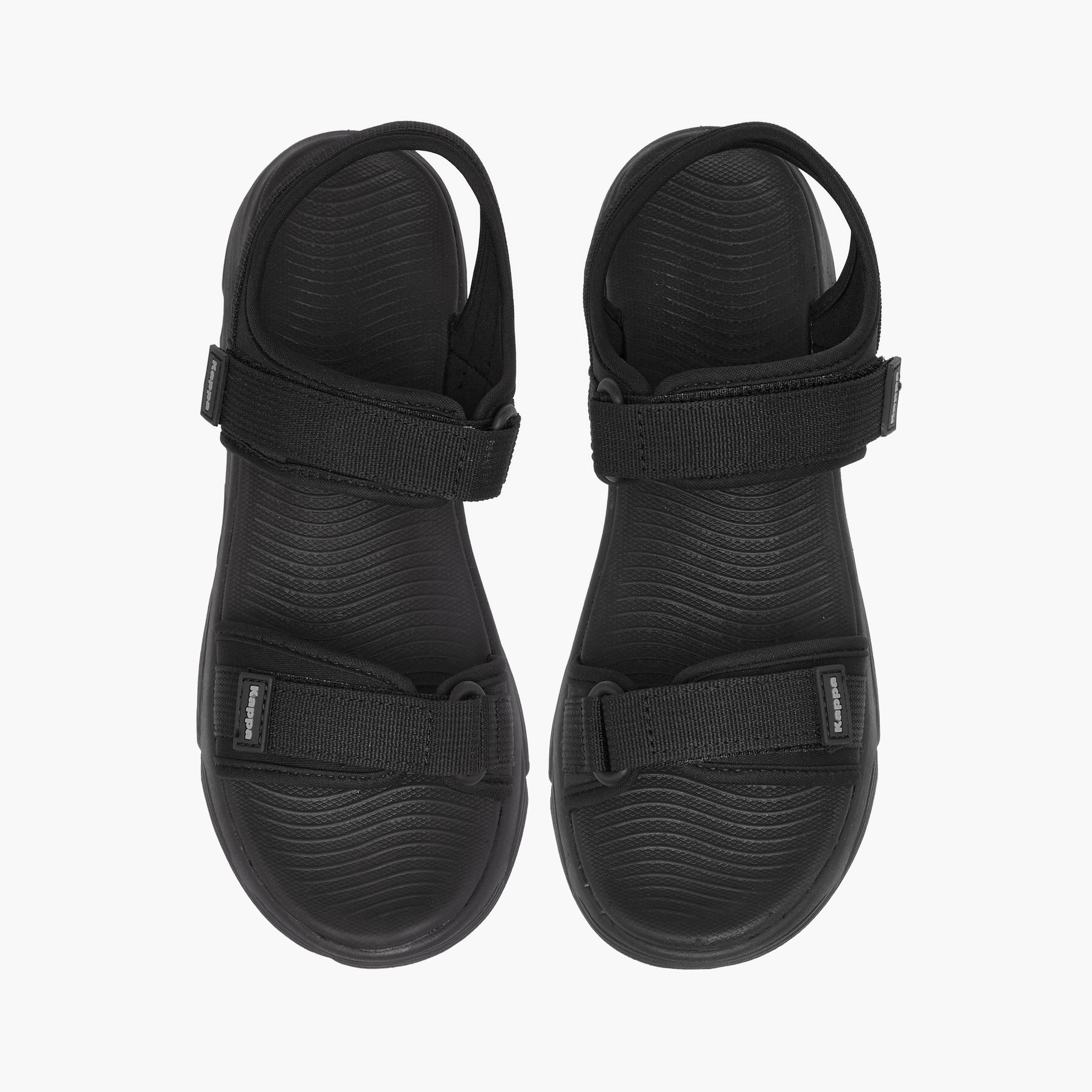 Kappa Women's Solid Sandals with Hook and Loop Closure-women-shoes-flats-sandals-image-1