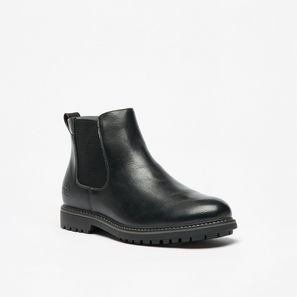 LBL by Shoexpress Textured Zip Closure Chelsea Boots-men-winterwear-boots-image-1