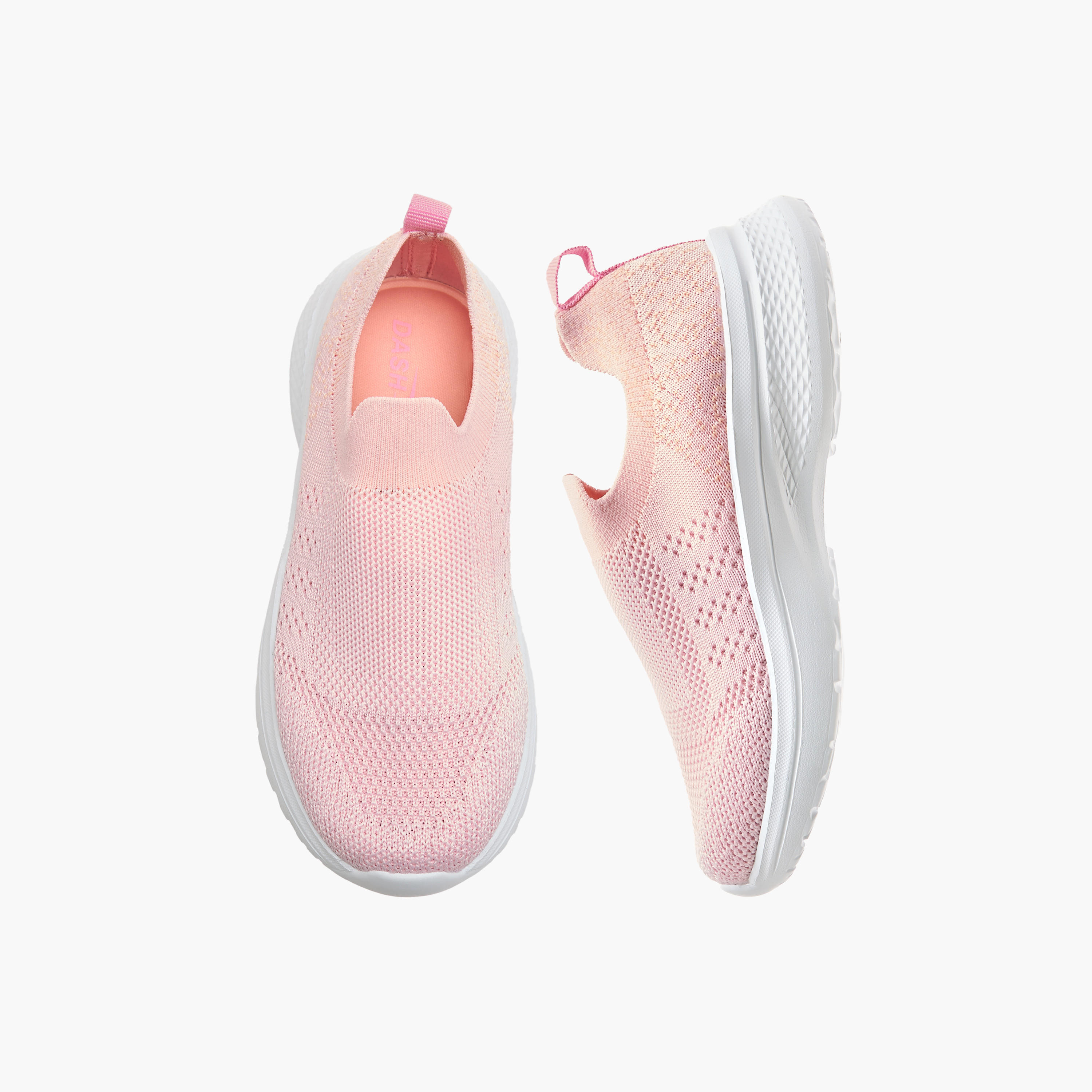 Dash Girls Pull Tab Slip-On Walking Shoes-girls-shoes-sports-image-1