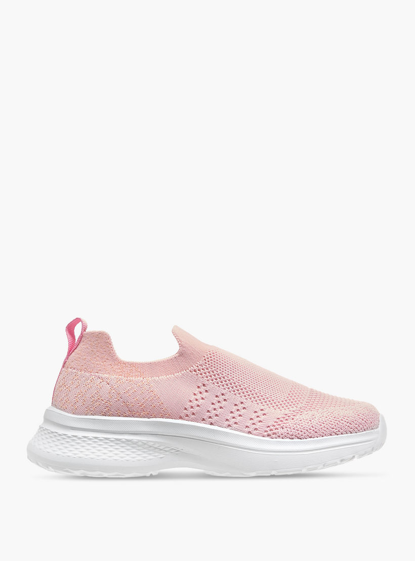 Dash Girls Pull Tab Slip-On Walking Shoes-girls-shoes-sports-image-2