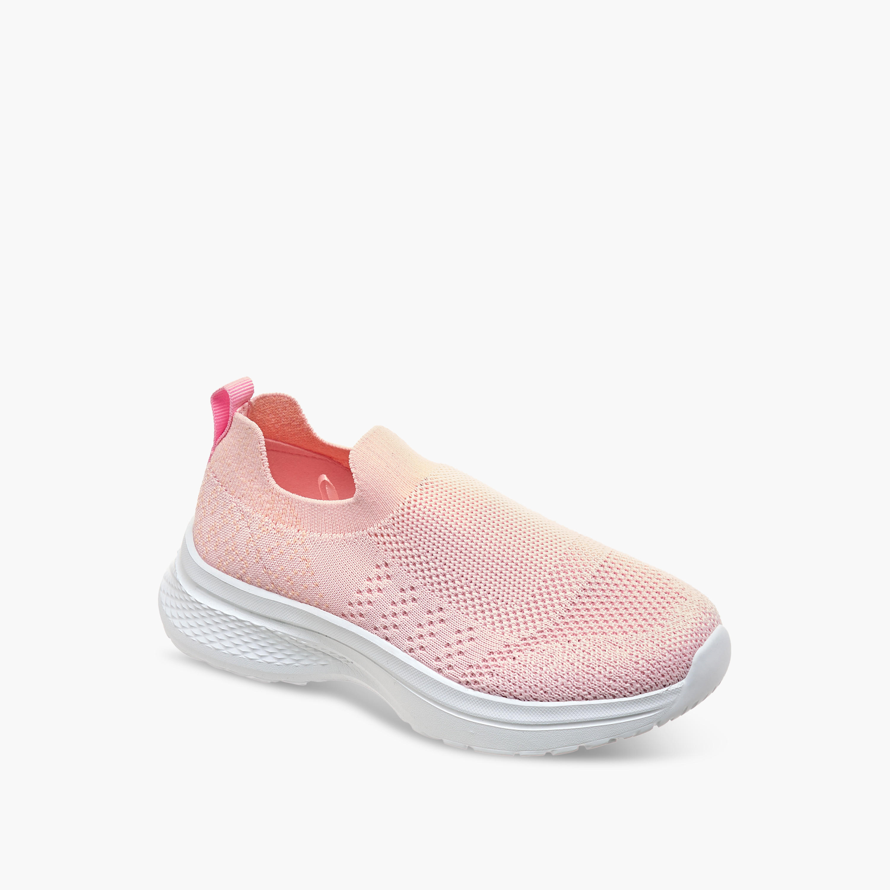Dash Girls Pull Tab Slip-On Walking Shoes-girls-shoes-sports-image-3