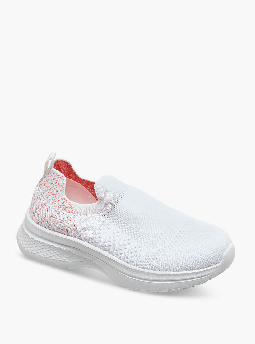 Dash Girls Pull Tab Slip-On Walking Shoes-girls-shoes-sports-image-2