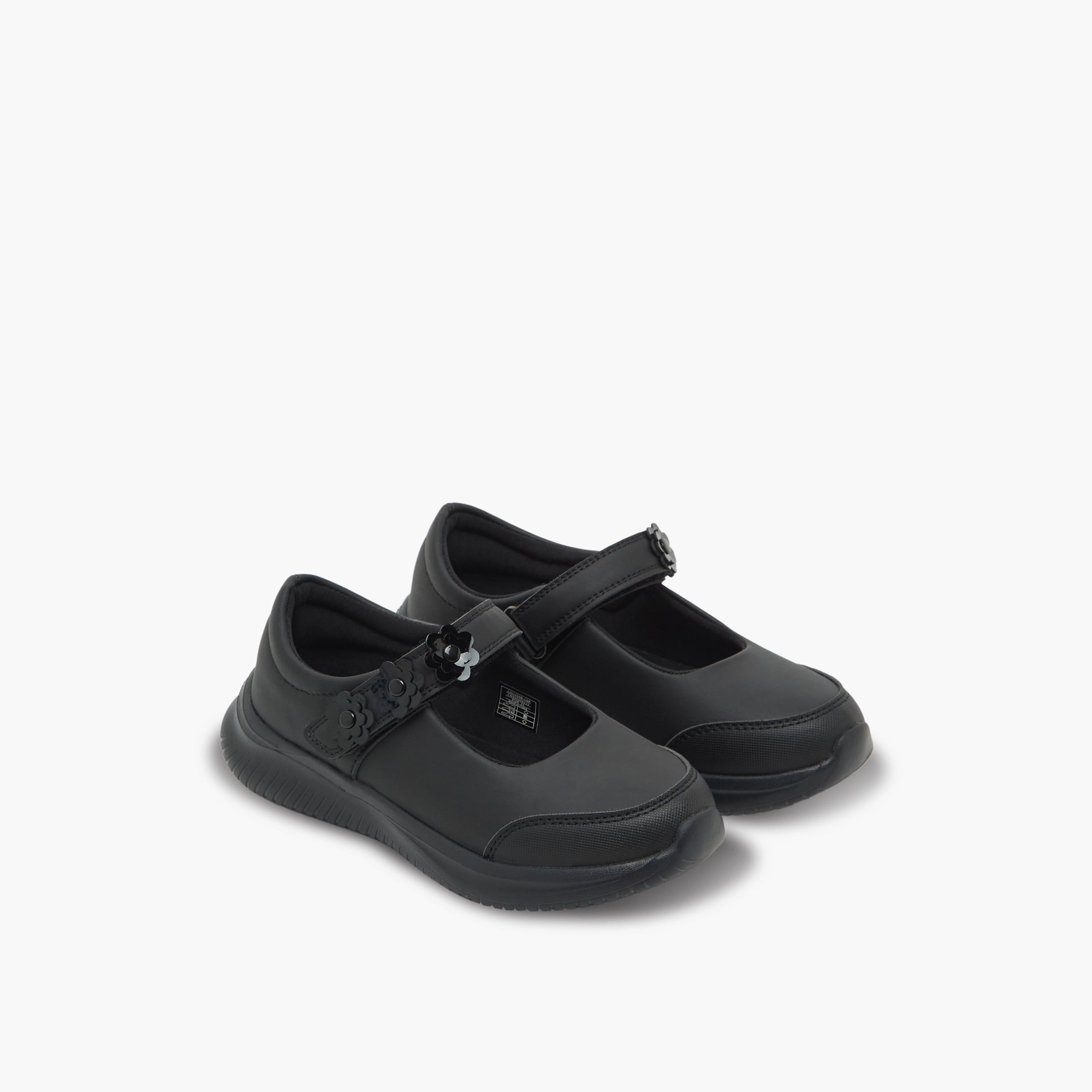 Dash Girls Hook & Loop Mary Jane School Shoes-girls-shoes-maryjanes-image-1