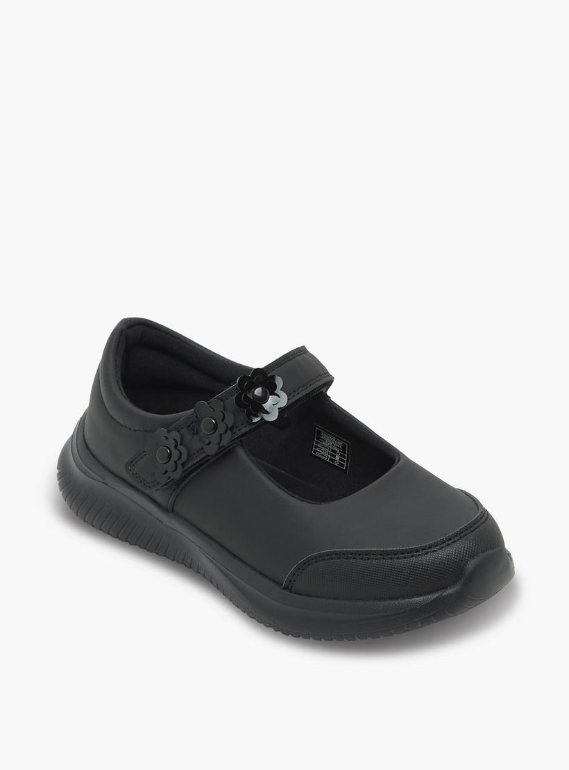 Dash Girls Hook & Loop Mary Jane School Shoes-girls-shoes-maryjanes-image-2