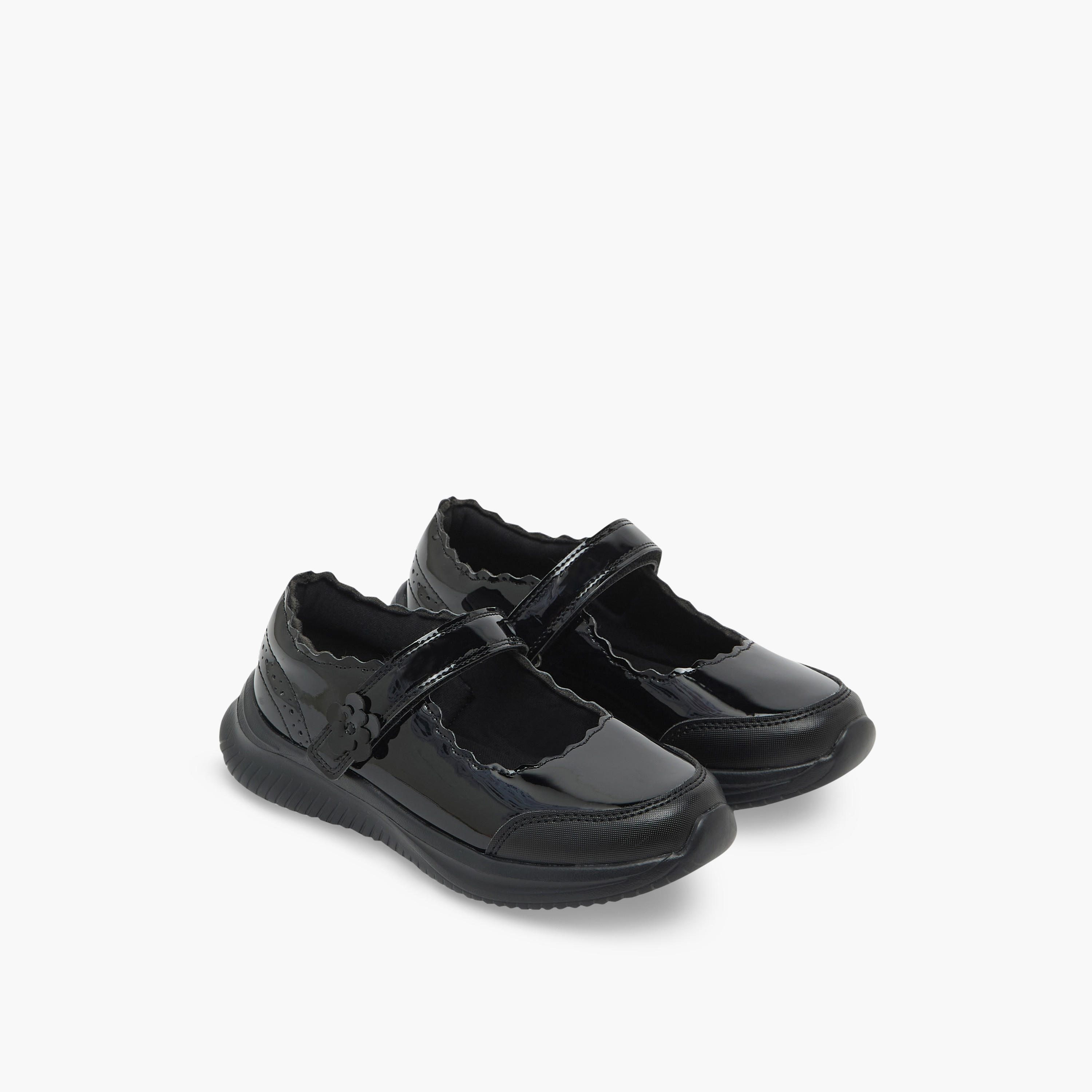 حذاء ماري جين مدرسي بشريط إغلاق لاصق للبنات من داش-girls-shoes-maryjanes-image-1