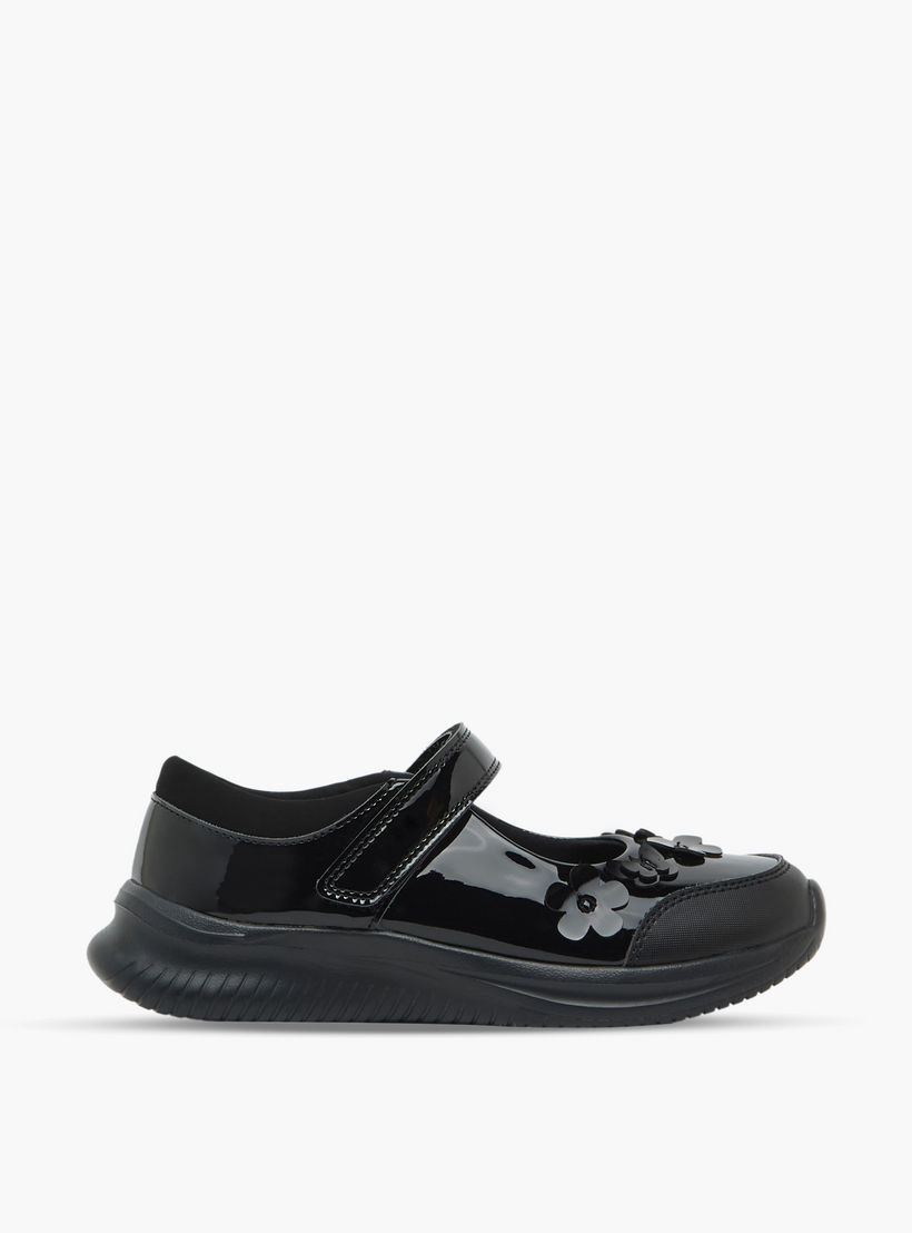 Dash Girls Hook & Loop Mary Jane School Shoes-girls-shoes-maryjanes-image-3