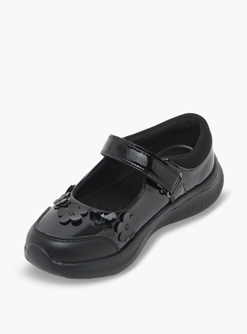 Dash Girls Hook & Loop Mary Jane School Shoes-girls-shoes-maryjanes-image-4