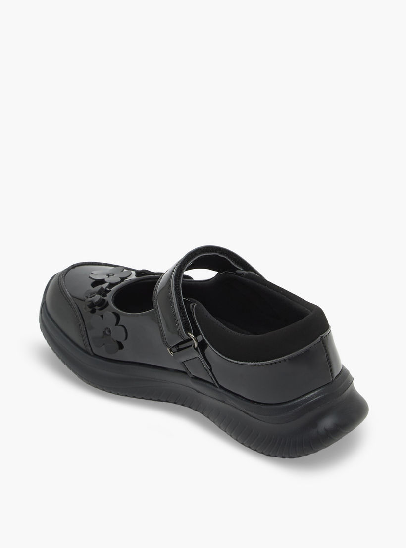 Dash Girls Hook & Loop Mary Jane School Shoes-girls-shoes-maryjanes-image-5