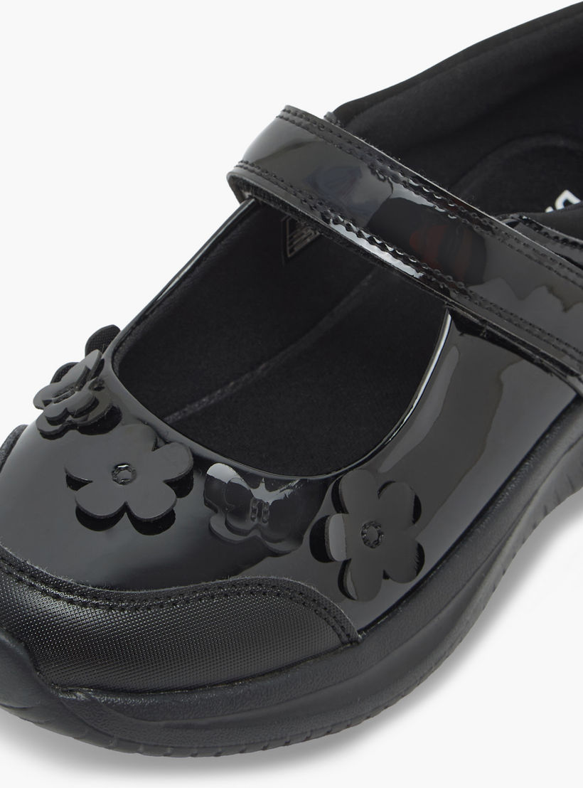 Dash Girls Hook & Loop Mary Jane School Shoes-girls-shoes-maryjanes-image-8
