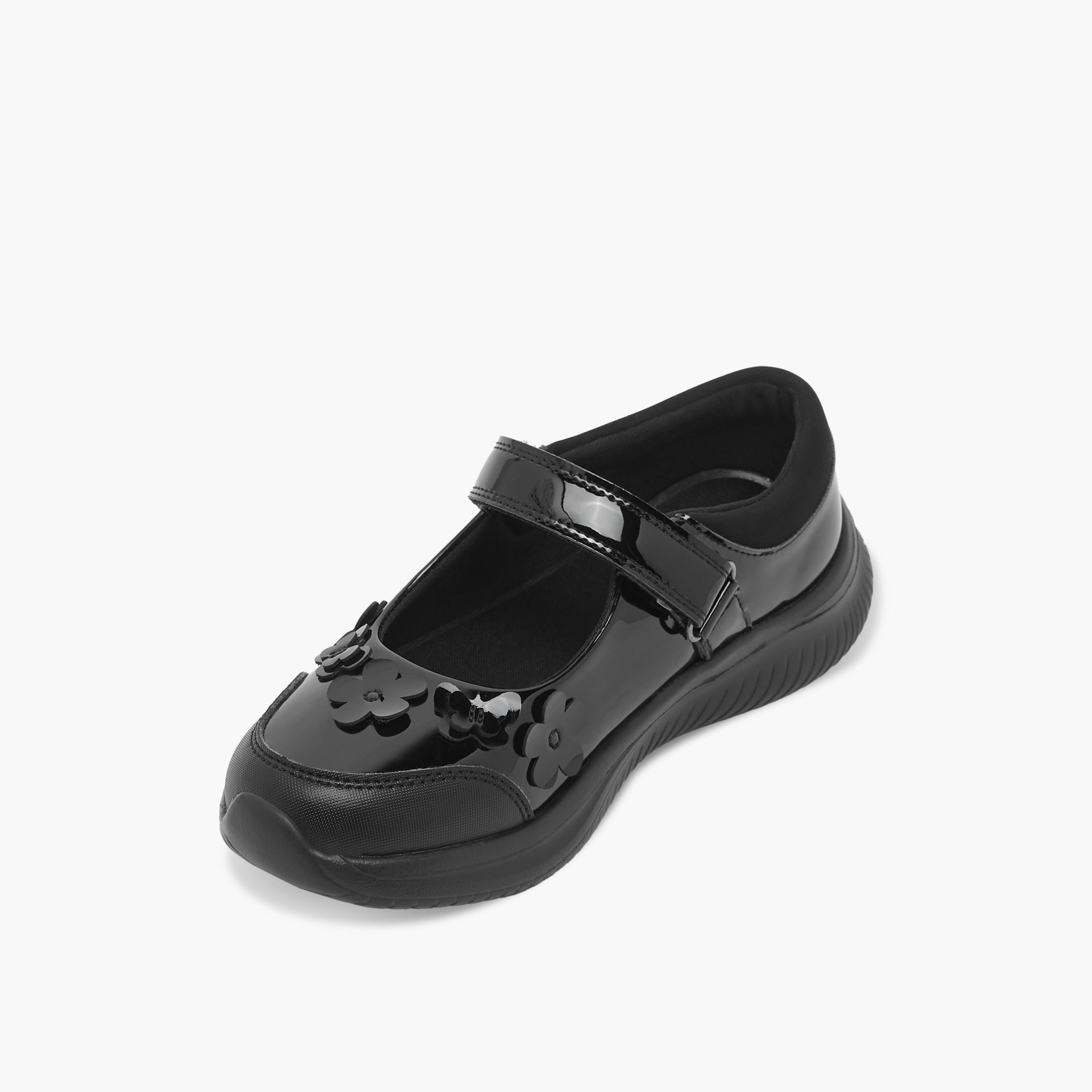 Dash Girls Hook & Loop Mary Jane School Shoes-girls-shoes-maryjanes-image-4