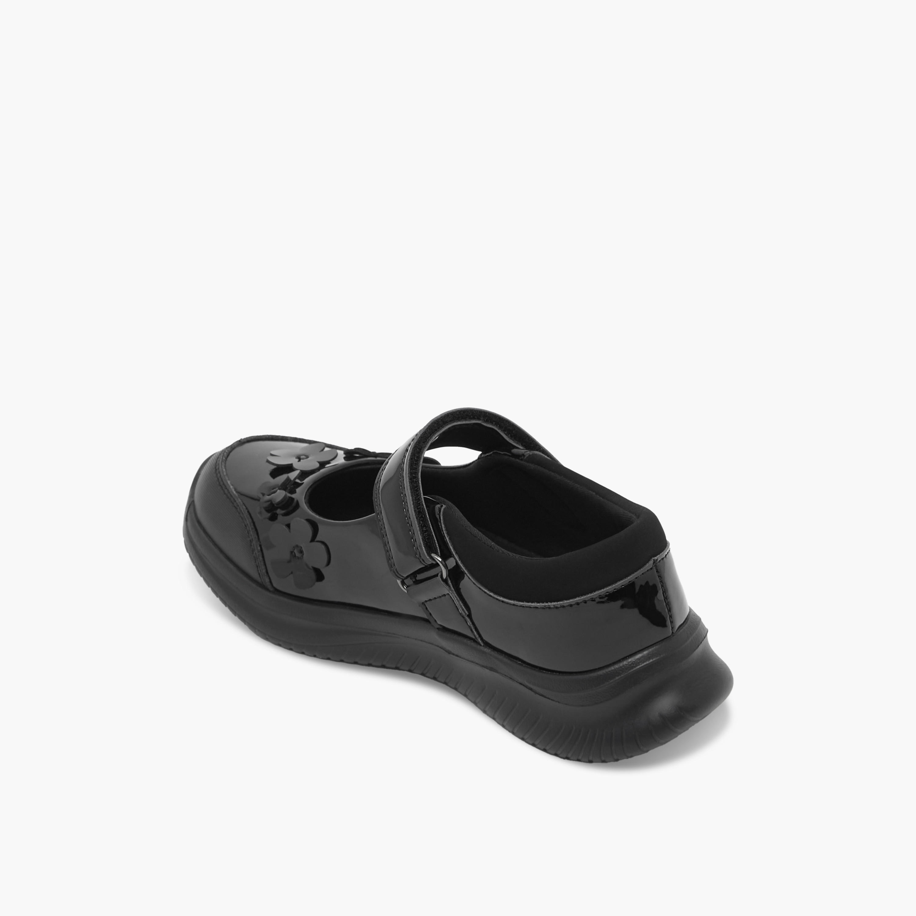 Dash Girls Hook & Loop Mary Jane School Shoes-girls-shoes-maryjanes-image-5