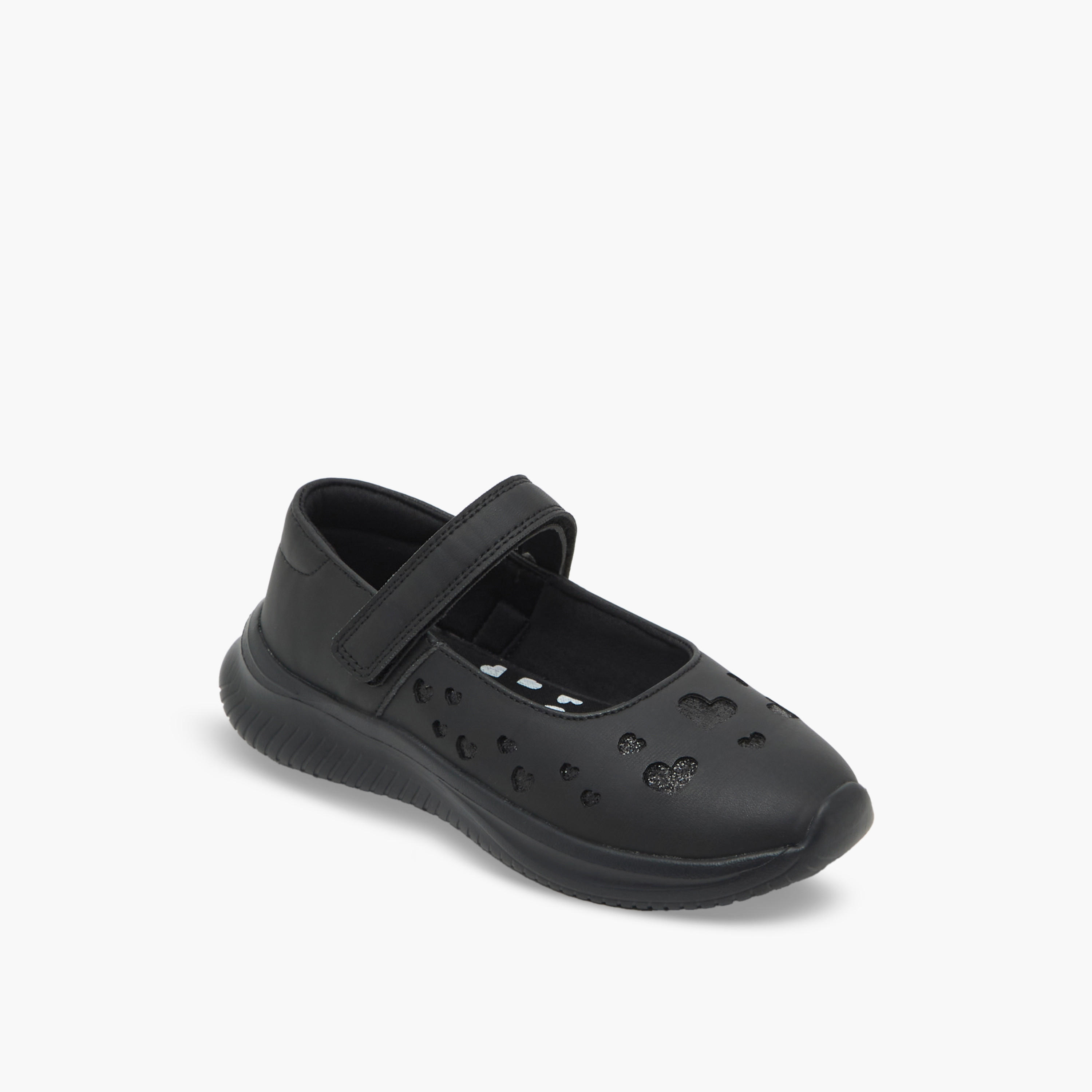 Dash Girls Hook & Loop Mary Jane School Shoes-girls-shoes-maryjanes-image-2