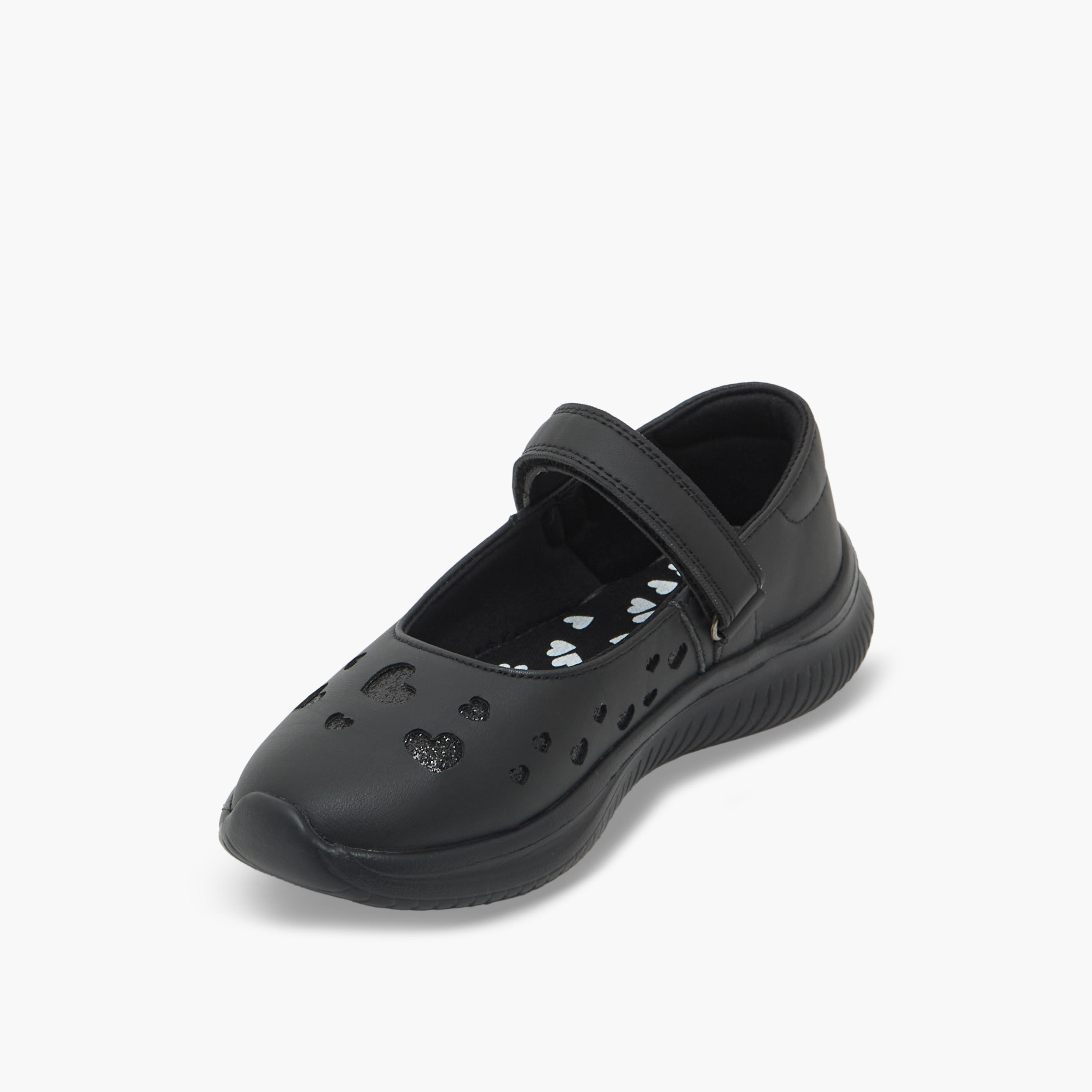 Dash Girls Hook & Loop Mary Jane School Shoes-girls-shoes-maryjanes-image-4