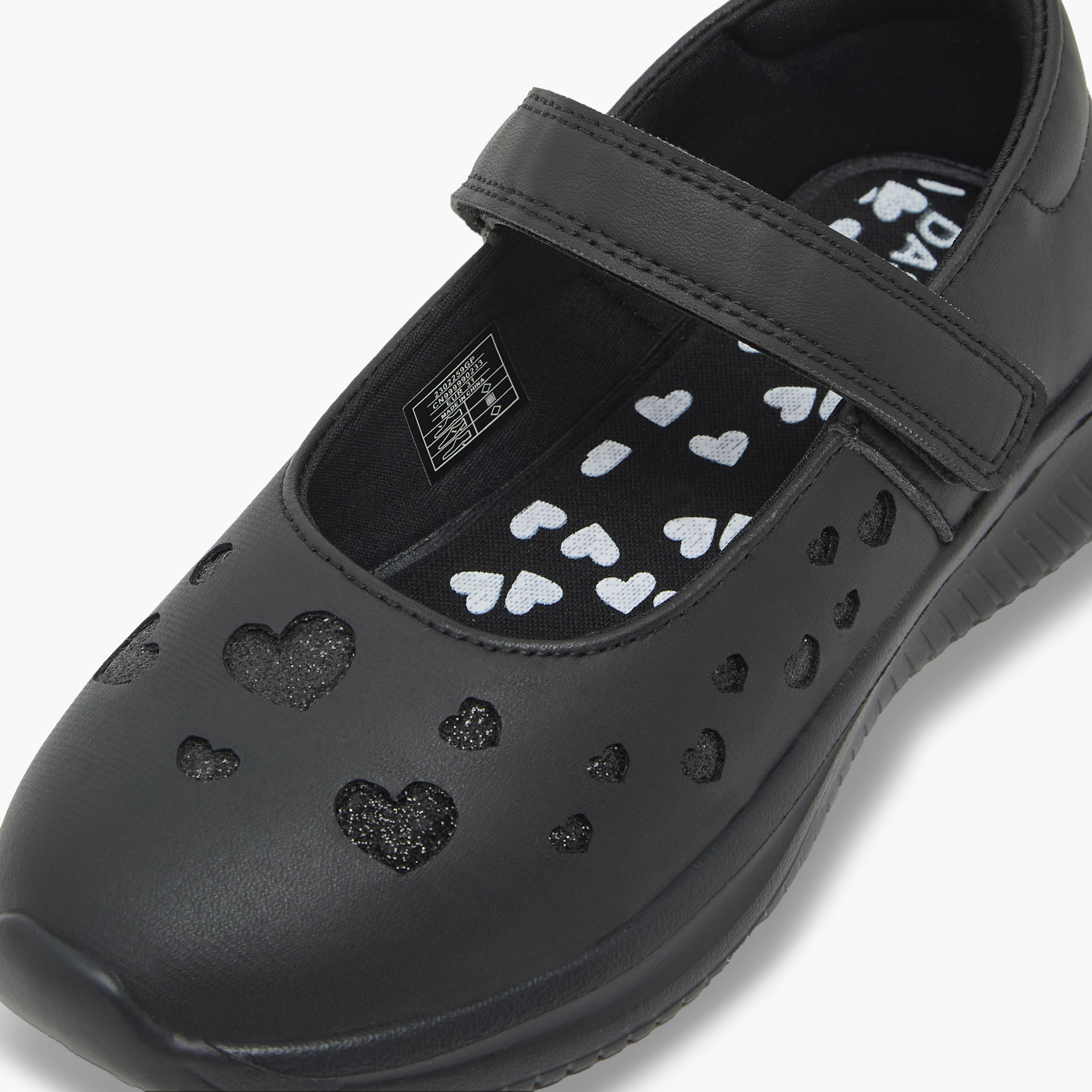 Dash Girls Hook & Loop Mary Jane School Shoes-girls-shoes-maryjanes-image-8
