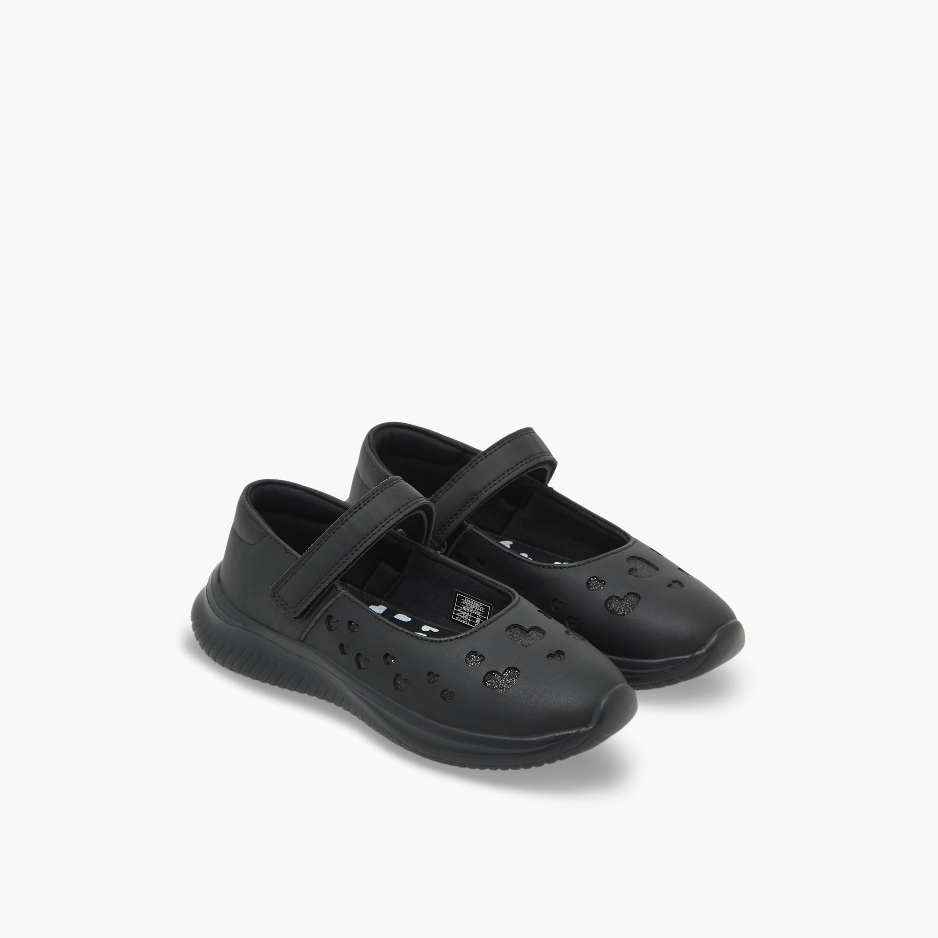 Dash Girls Hook & Loop Mary Jane School Shoes-girls-shoes-maryjanes-image-1
