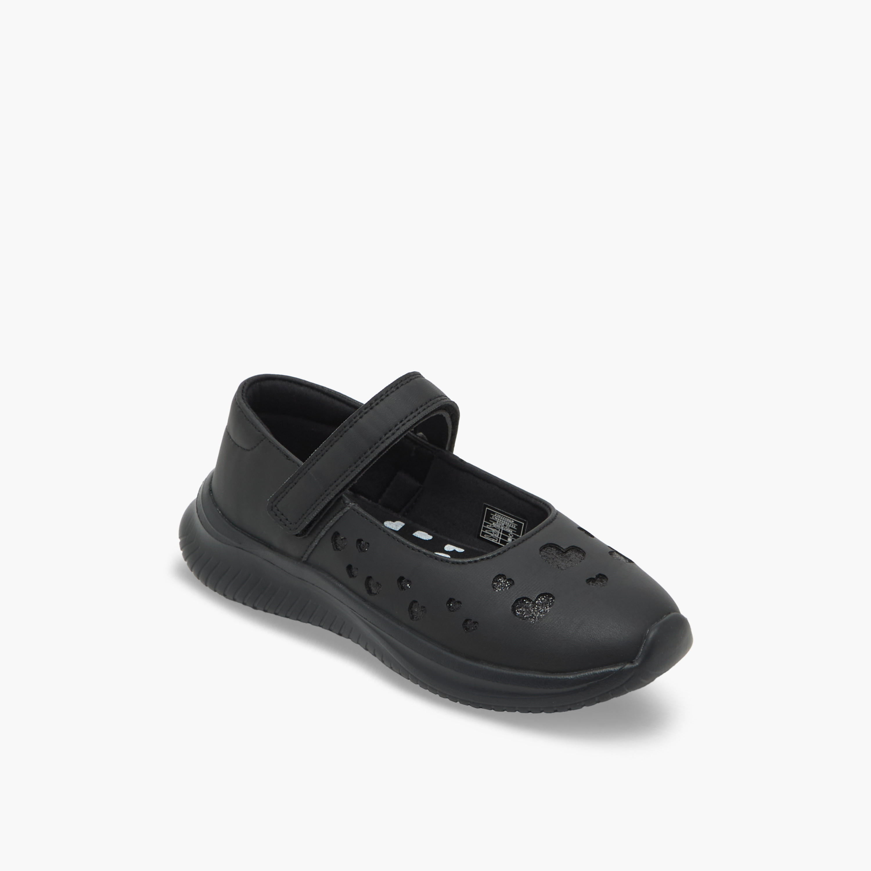 Dash Girls Hook & Loop Mary Jane School Shoes-girls-shoes-maryjanes-image-2