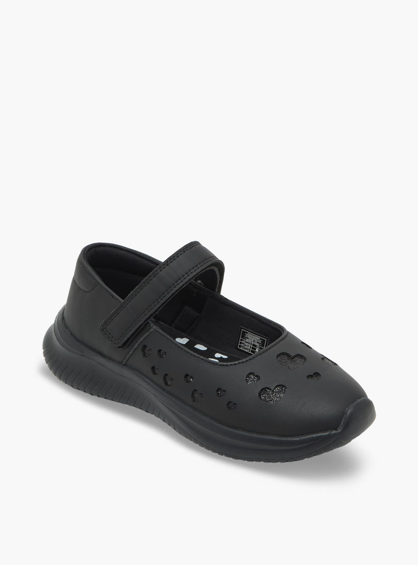 Dash Girls Hook & Loop Mary Jane School Shoes-girls-shoes-maryjanes-image-2