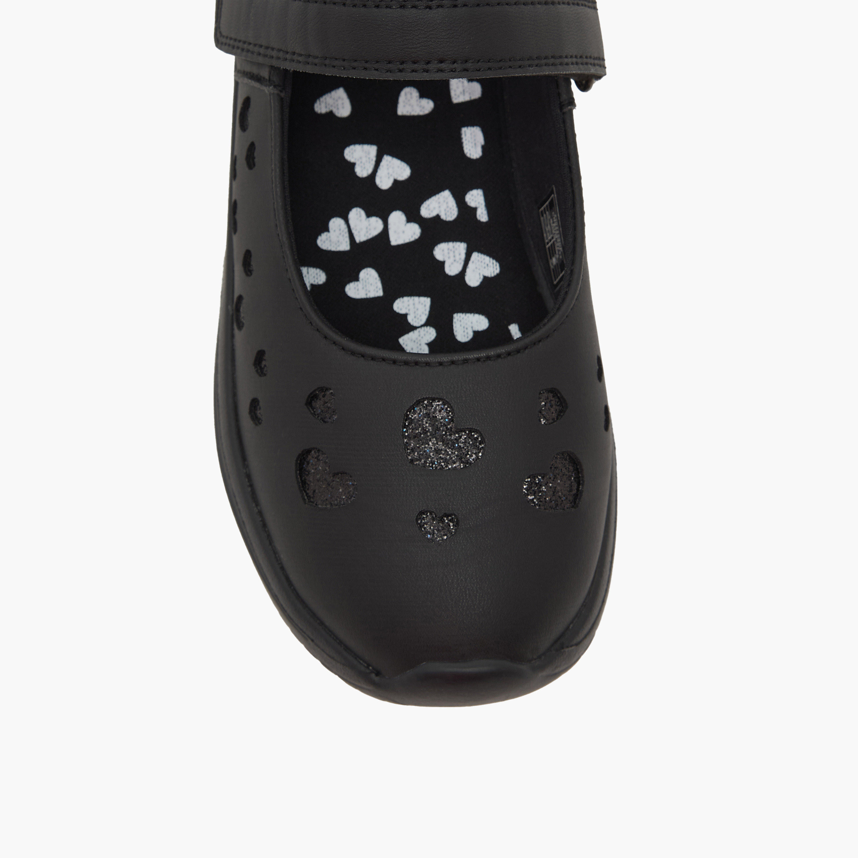 Dash Girls Hook & Loop Mary Jane School Shoes-girls-shoes-maryjanes-image-7