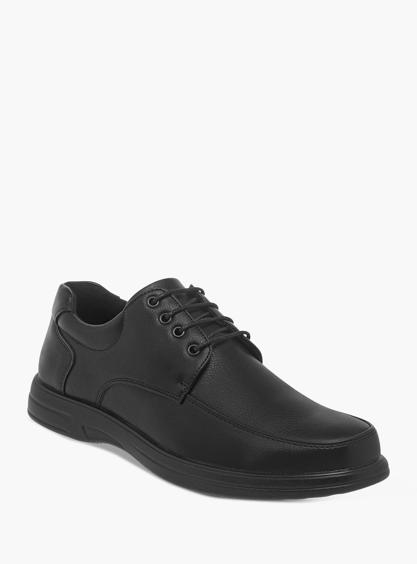 LBL by Shoexpress Panelled Shoes with Lace-Up Closure-men-shoes-formalshoes-image-2