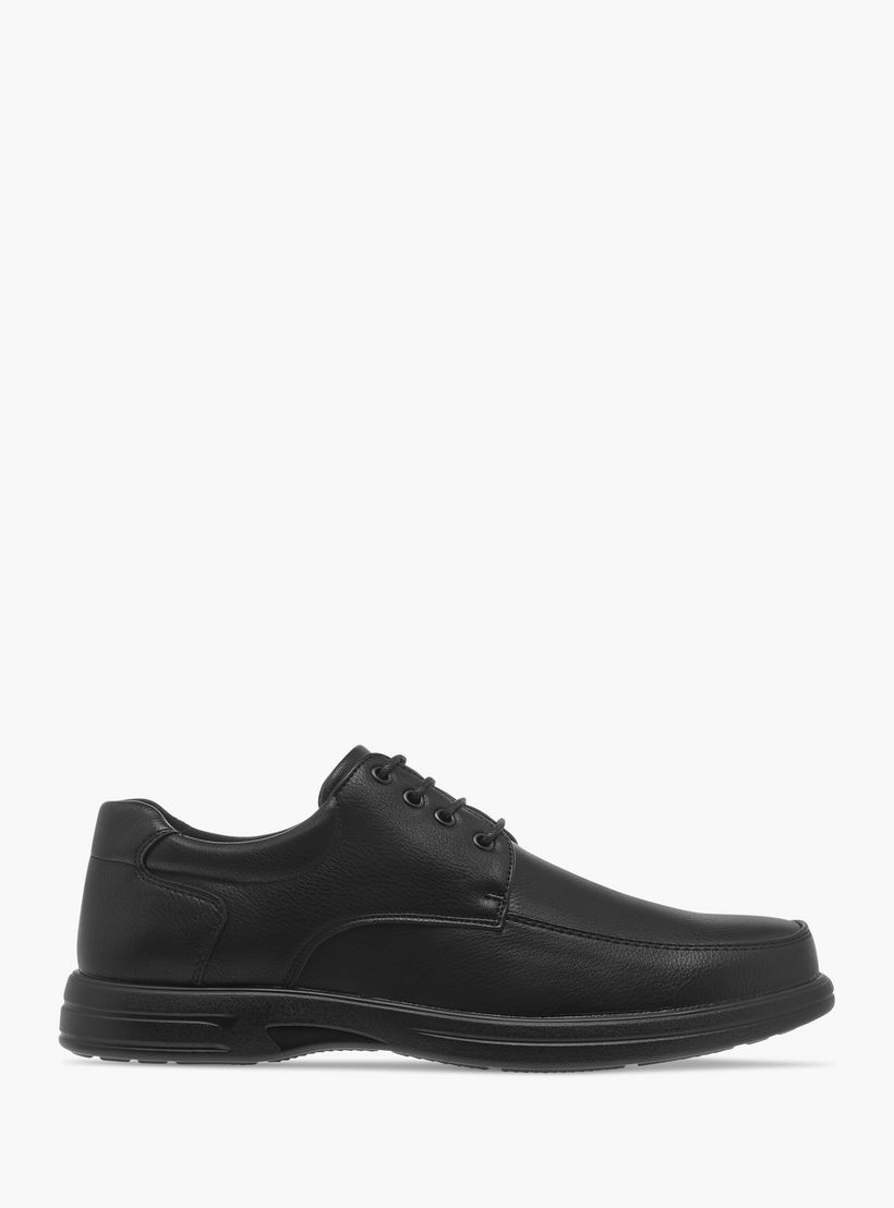 LBL by Shoexpress Panelled Shoes with Lace-Up Closure-men-shoes-formalshoes-image-3