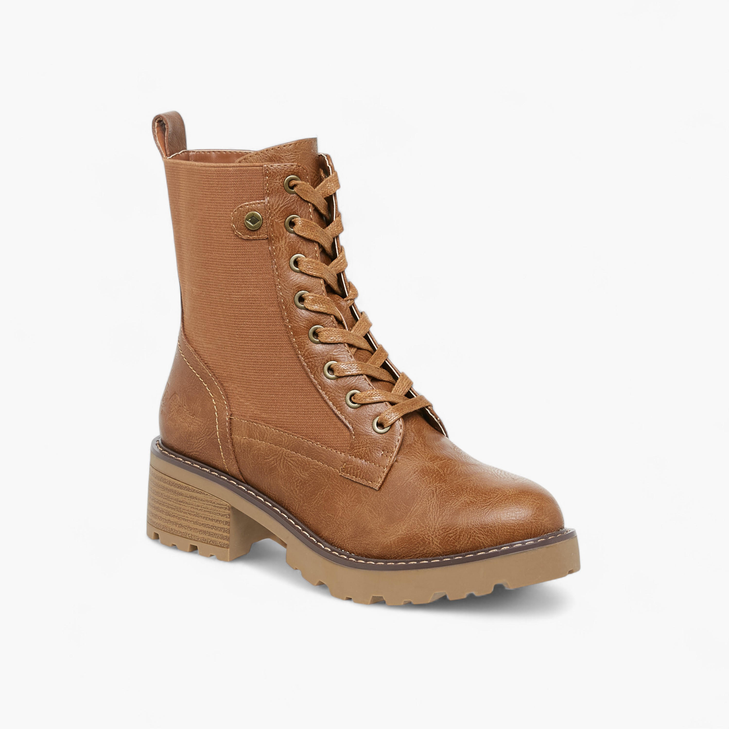 Lee Cooper Women's Solid Ankle Boots with Zip Closure-women-shoes-boots-image-2