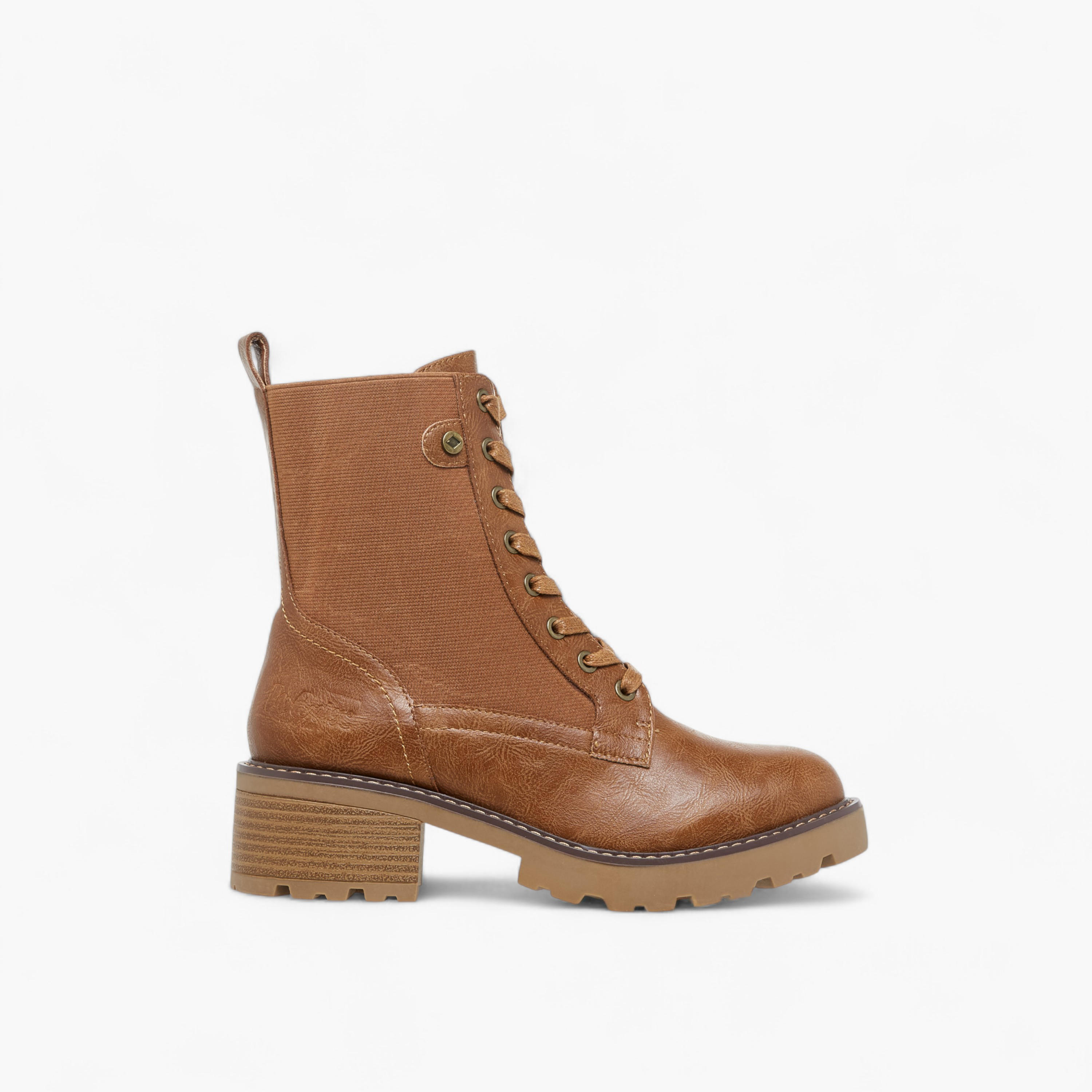 Lee Cooper Women's Solid Ankle Boots with Zip Closure-women-shoes-boots-image-3
