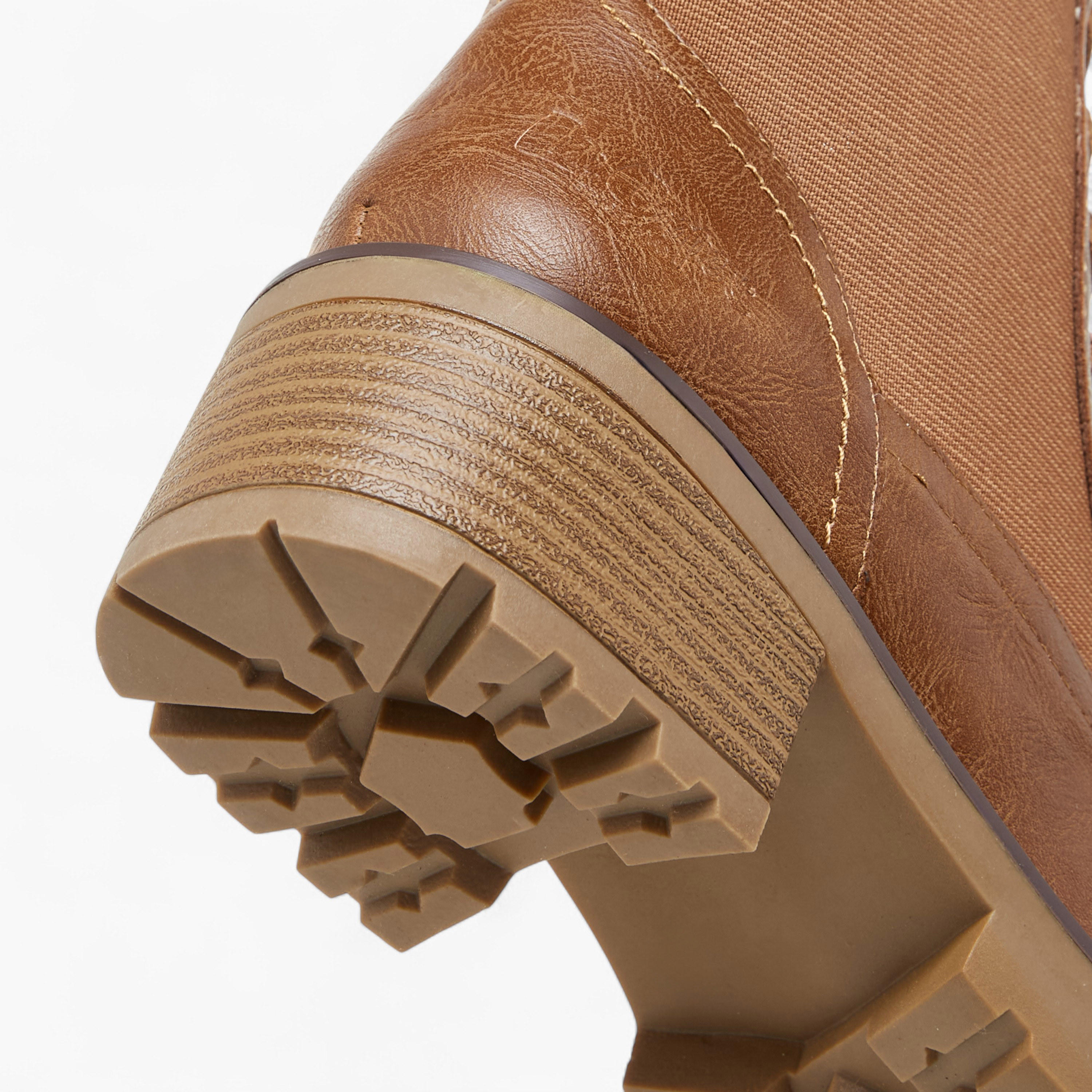 Lee Cooper Women's Solid Ankle Boots with Zip Closure-women-shoes-boots-image-5