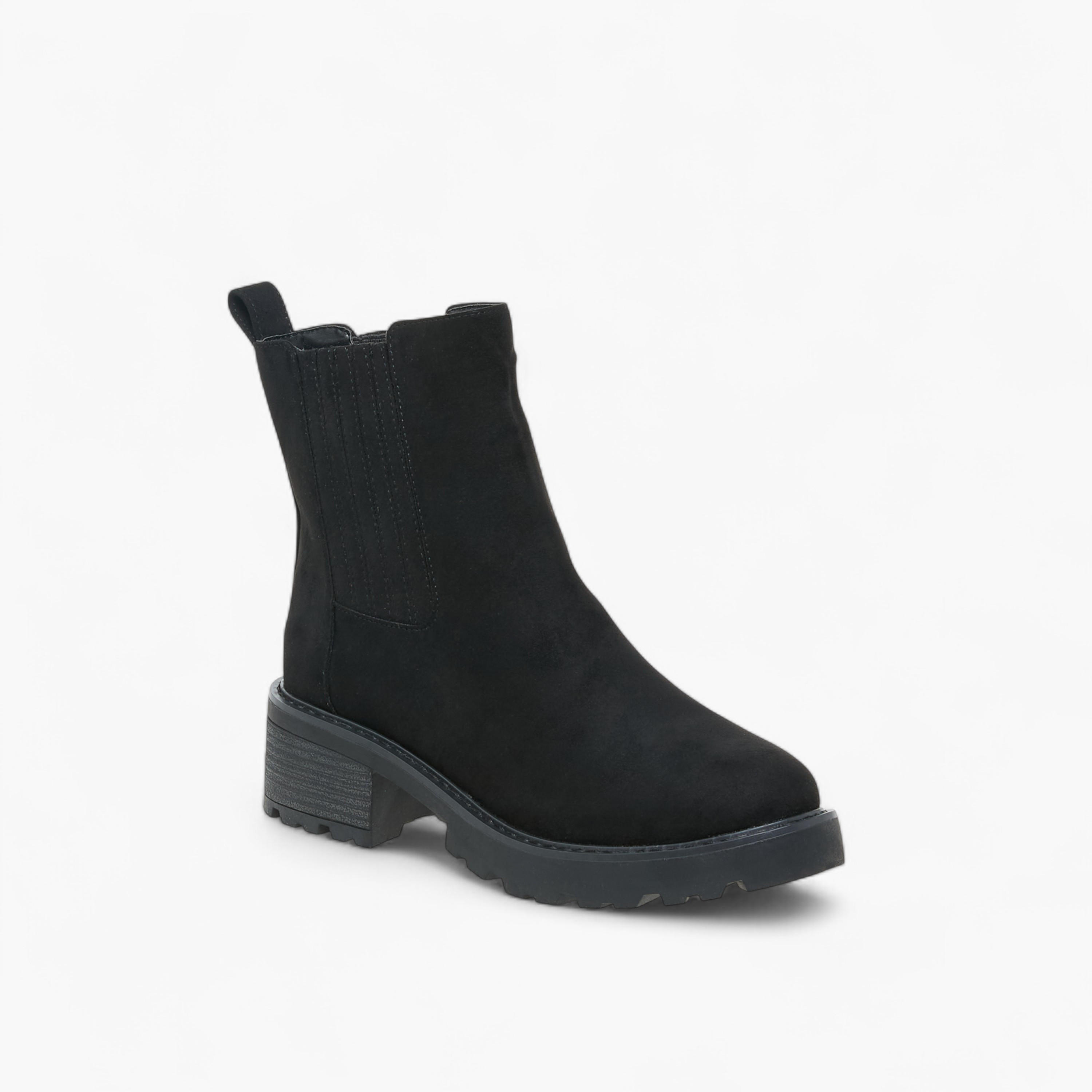 بوت تشيلسي سادة بكعب سميك للنساء من لي كوبر-women-shoes-boots-image-2