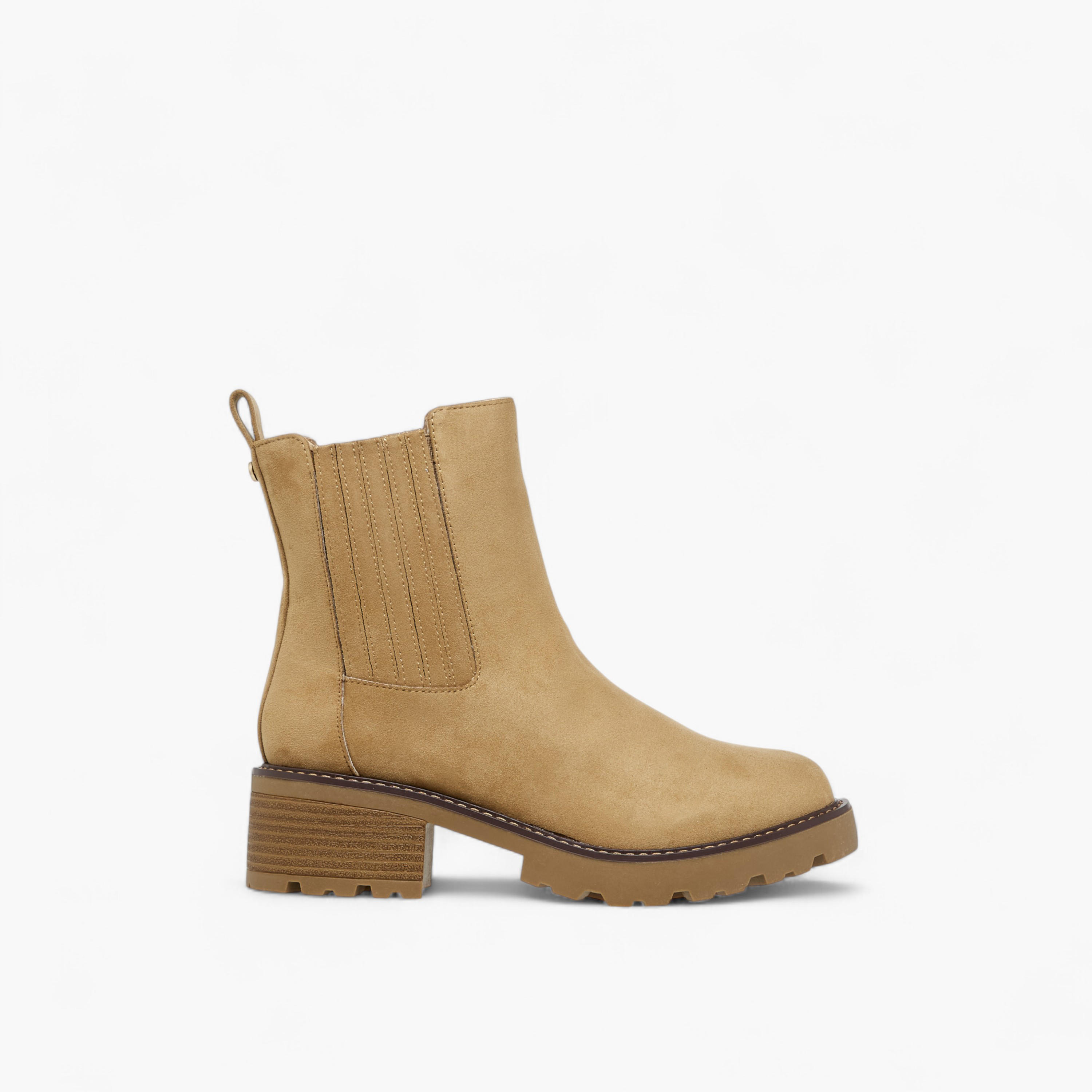 Lee Cooper Women's Solid Chelsea Boots with Block Heels-women-shoes-boots-image-3