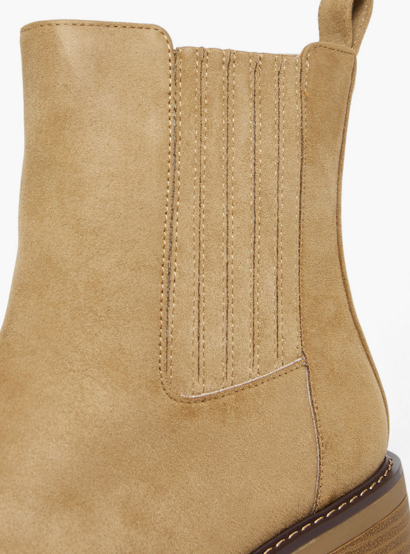 Lee Cooper Women's Solid Chelsea Boots with Block Heels-women-shoes-boots-image-4