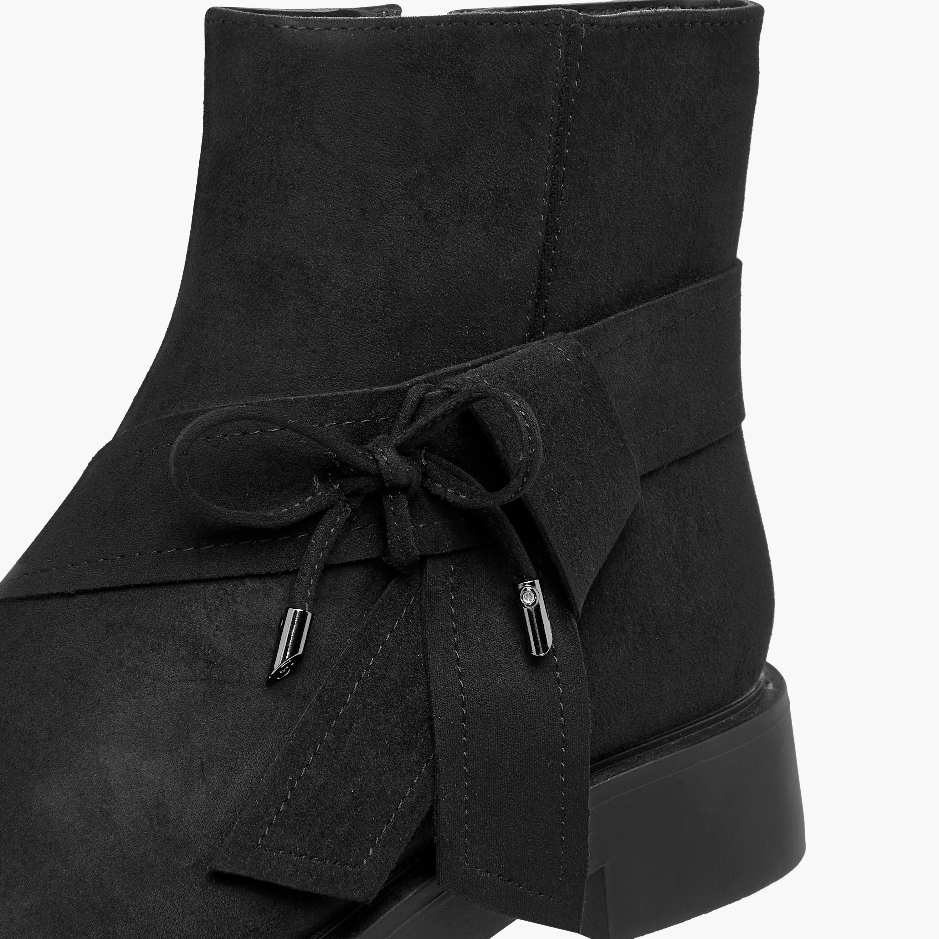 بوت كاحل بزينة فيونكة وسحاب إغلاق للنساء من سيليست-women-shoes-boots-image-4