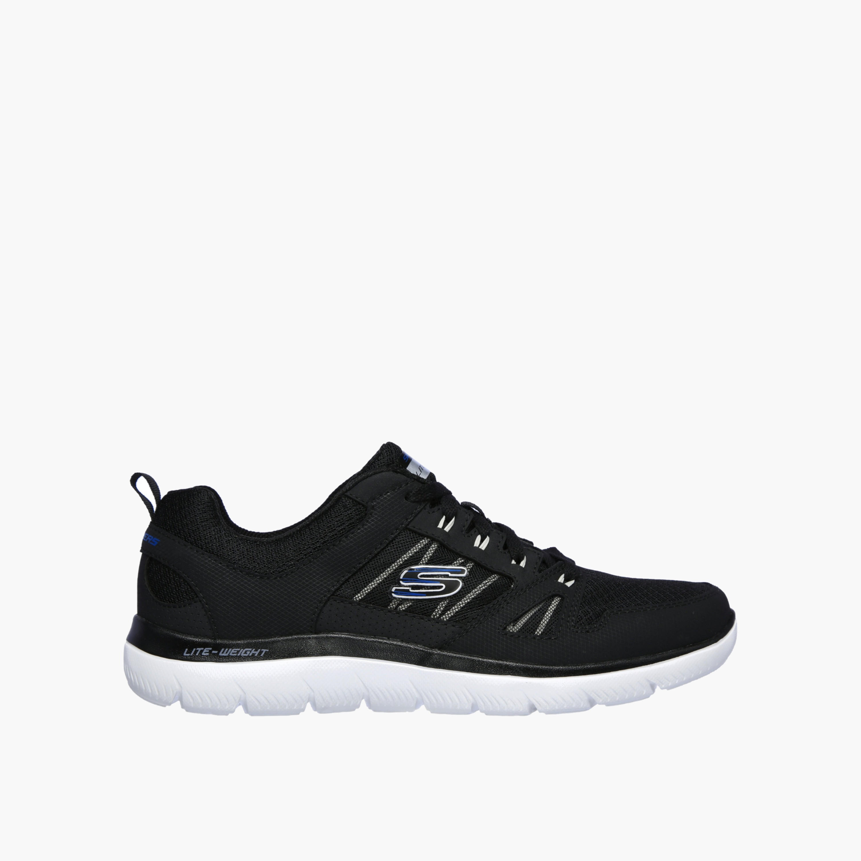 Skechers Men Logo Print Lace-Up Sports Shoes-sports-men-shoes-image-1