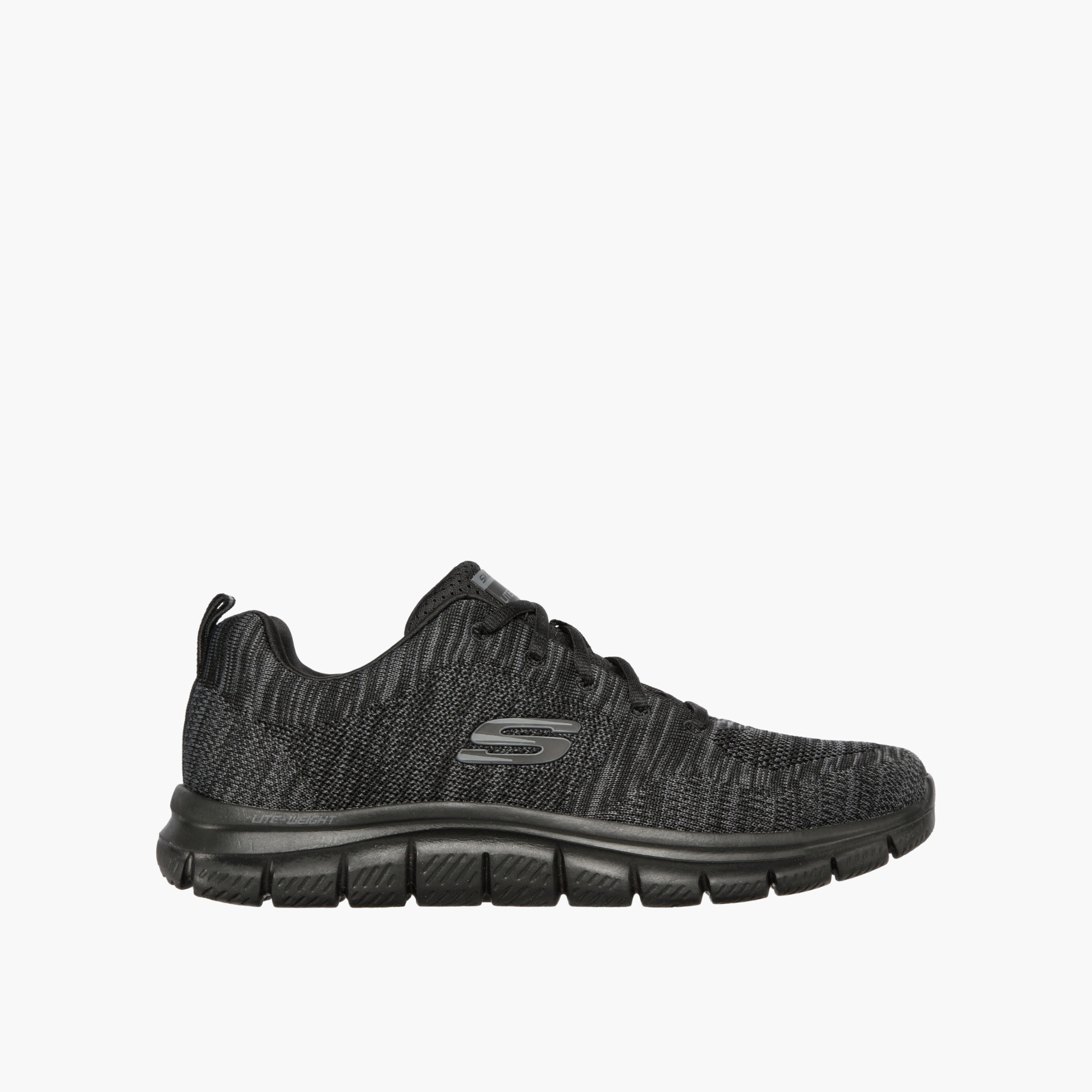 Skechers Men Textured Lace-Up Sports Shoes-sports-men-shoes-image-1