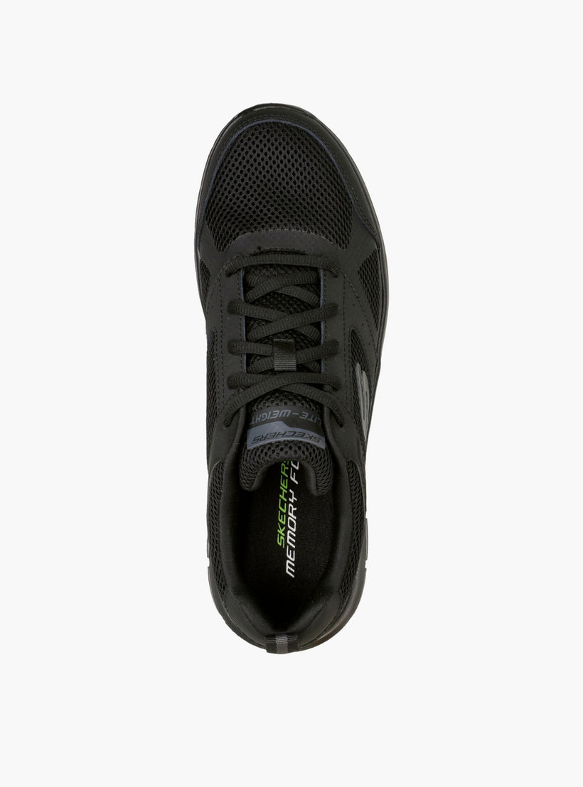 Skechers Men Panelled Leather Lace-Up Sports Shoes-sports-men-shoes-image-2