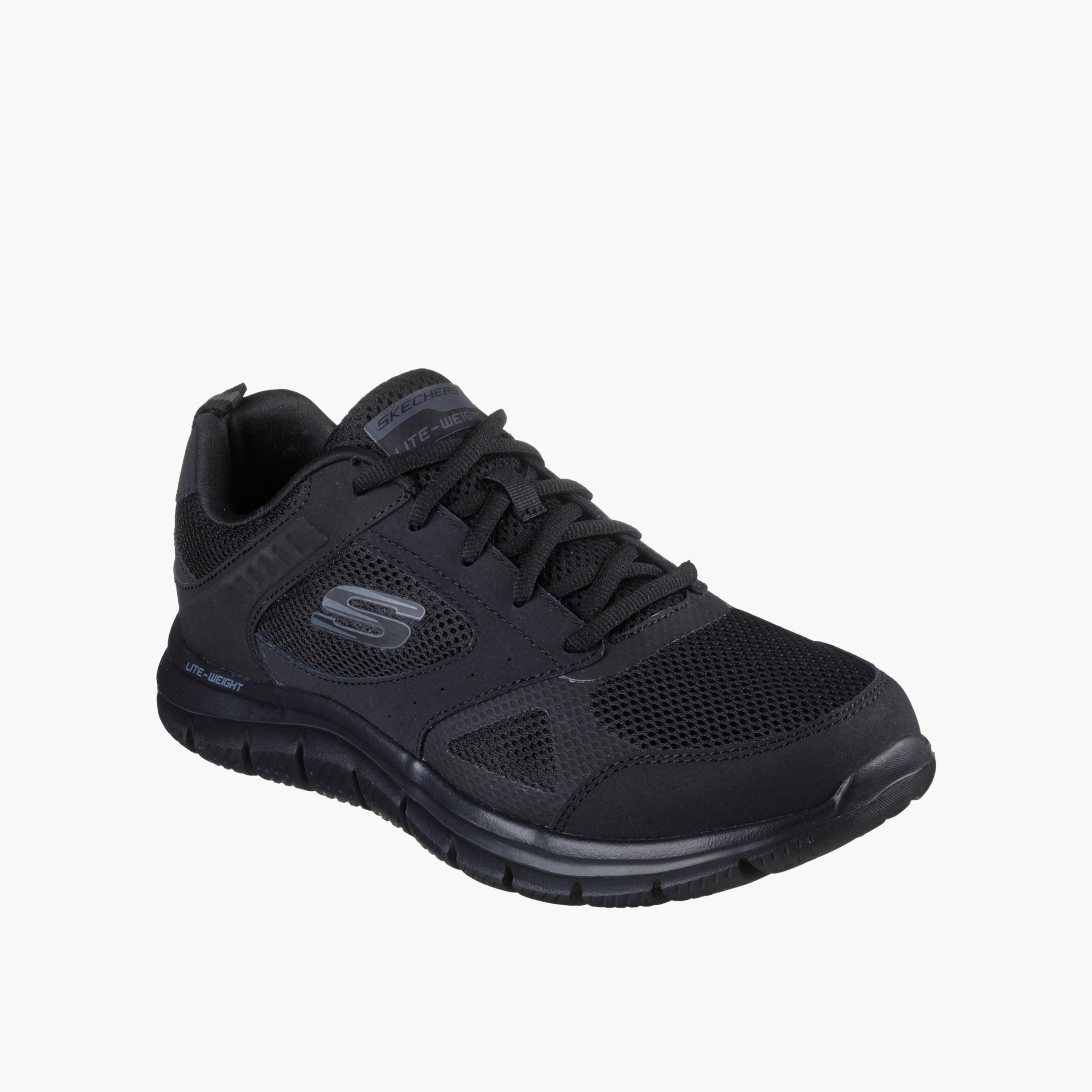 Skechers Men Panelled Leather Lace-Up Sports Shoes-sports-men-shoes-image-4