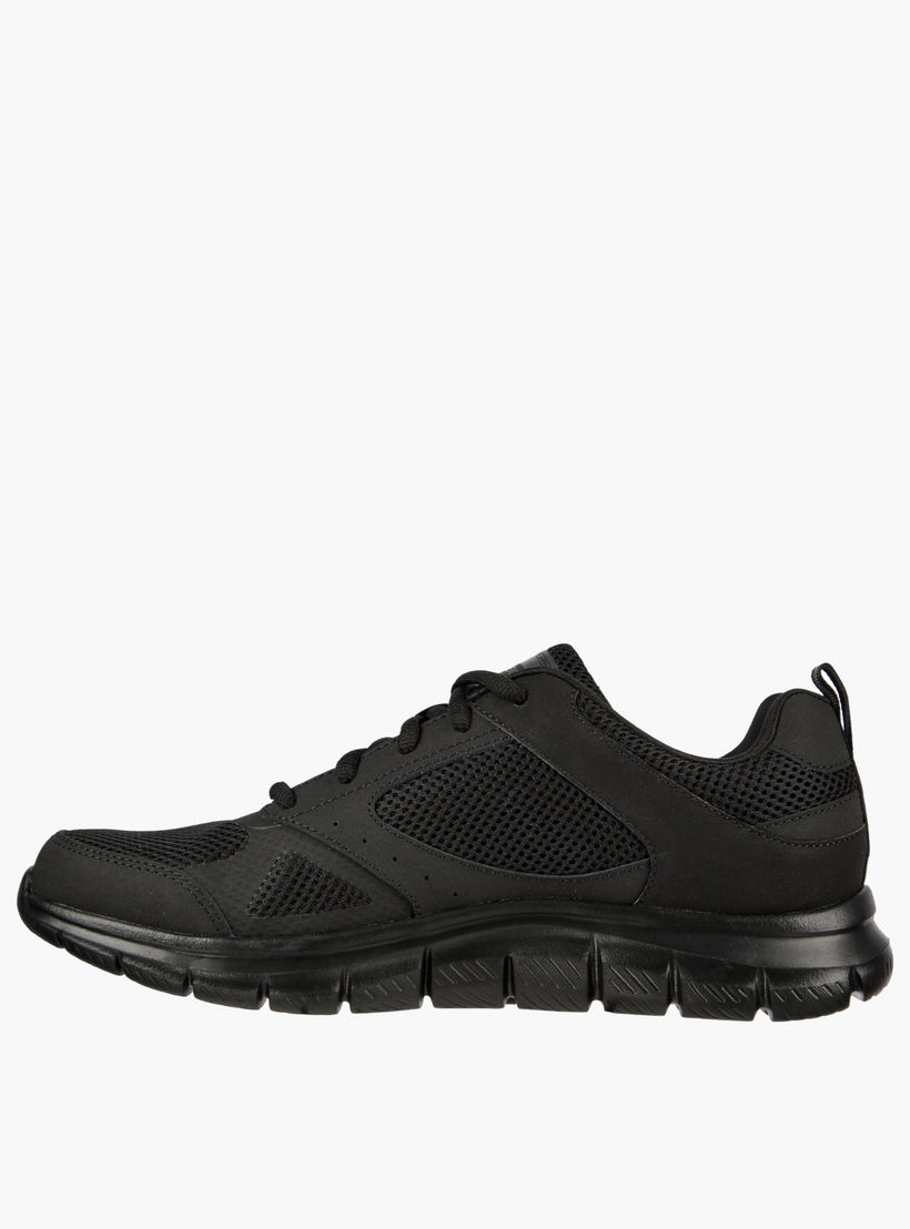 Skechers Men Panelled Leather Lace-Up Sports Shoes-sports-men-shoes-image-5