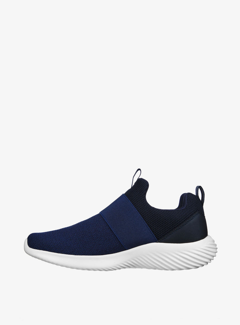 حذاء رياضي بارز الملمس وسهل الارتداء للرجال من سكيتشرز - BOUNDER INSHORE-sports-men-shoes-image-5