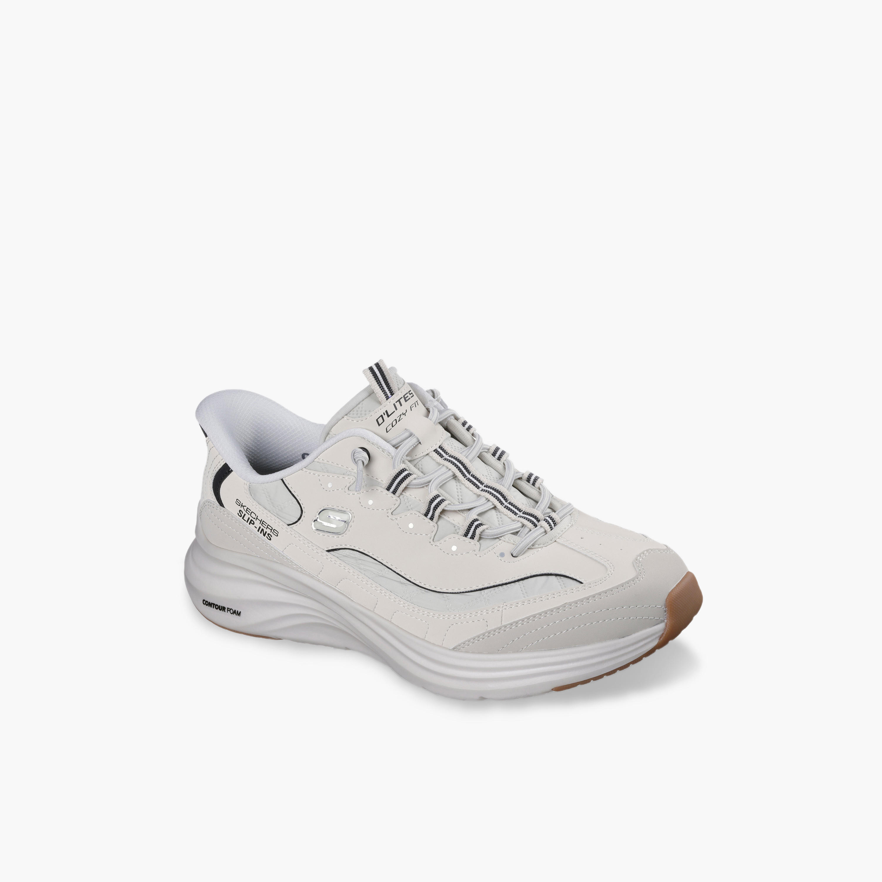 Skechers Men Contour Foam Lace-Up Ankle Sneakers-men-shoes-sneakers-image-1