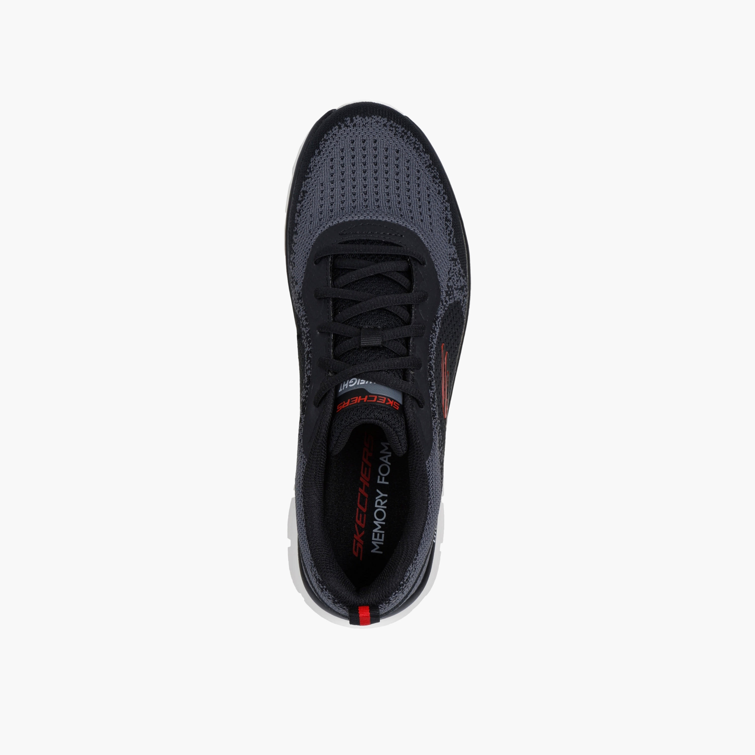 حذاء رياضي برباط وزينة الشعار للرجال من سكيتشرز-men-shoes-sneakers-image-2