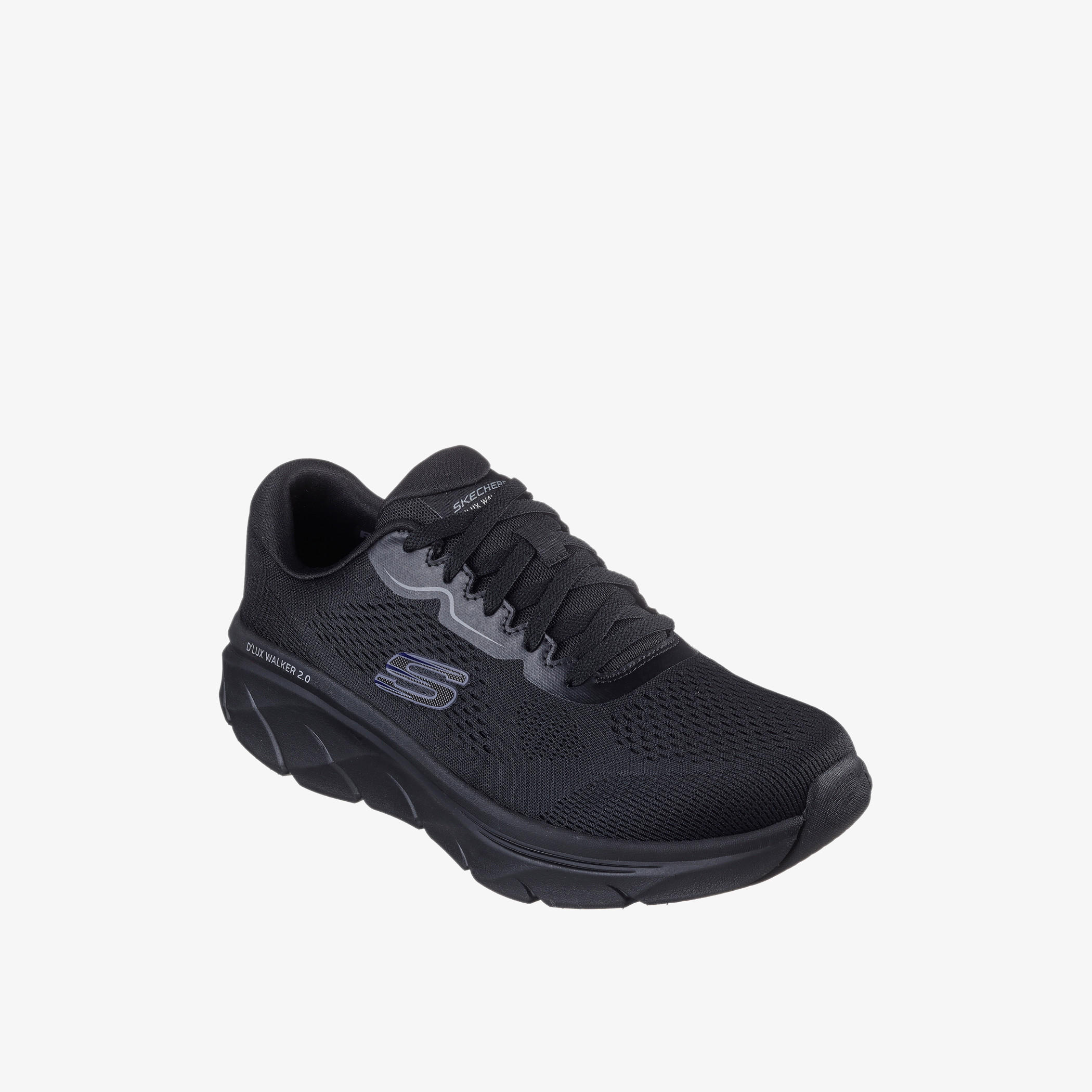 Skechers Men's Mesh Detail Lace-Up Sports Shoes - D LUX WALKER 2 0 SWAVE-sports-men-shoes-image-1