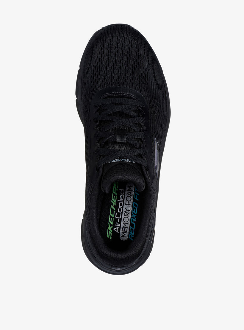 Skechers Men's Mesh Detail Lace-Up Sports Shoes - D LUX WALKER 2 0 SWAVE-sports-men-shoes-image-2