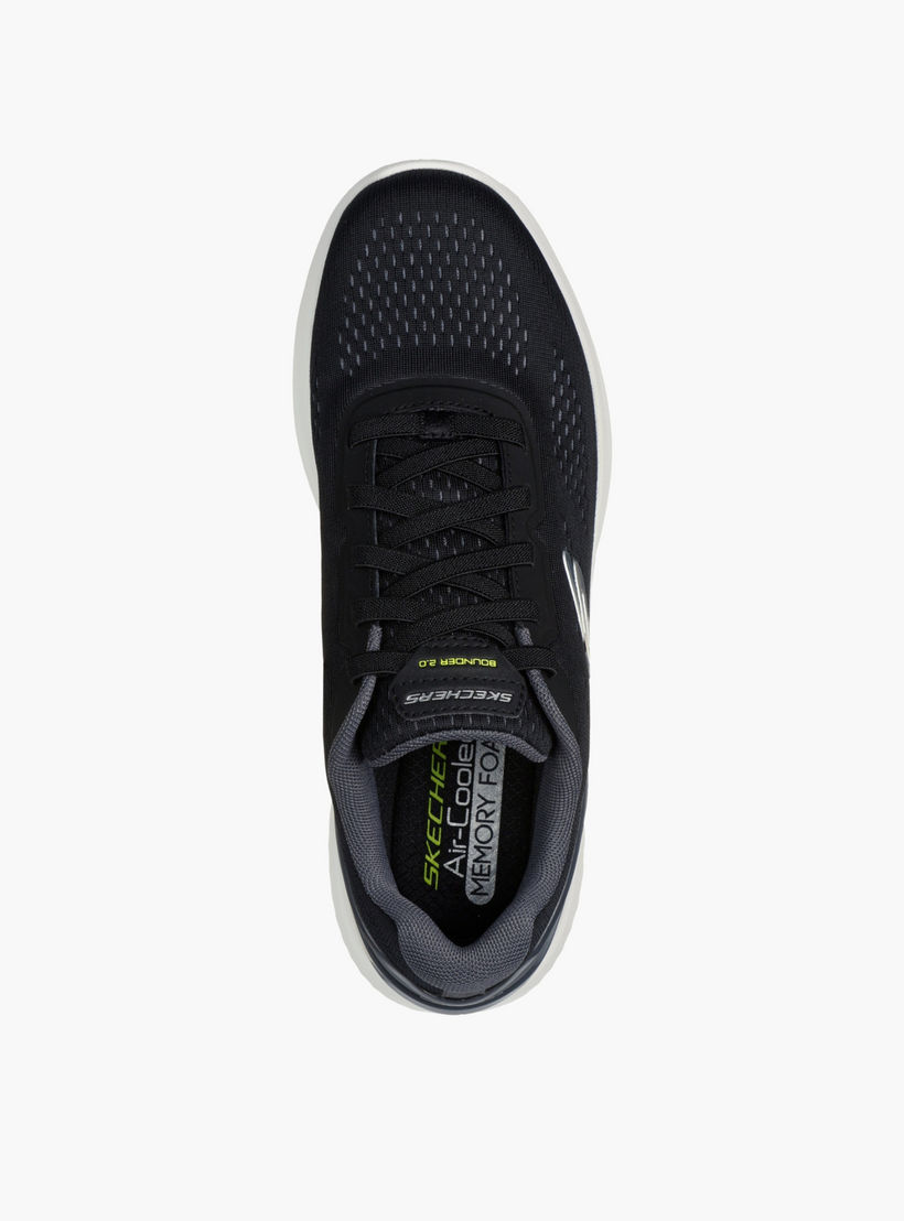 Skechers Men Logo Lace-Up Sports Shoes-sports-men-shoes-image-2