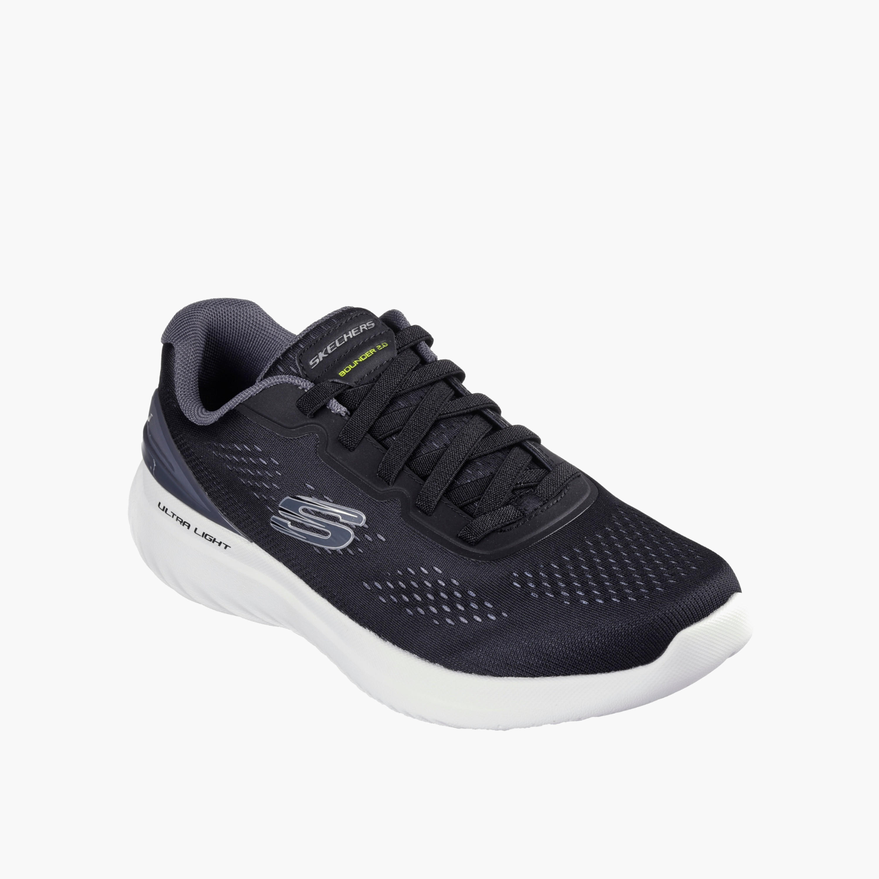 Skechers Men Logo Lace-Up Sports Shoes-sports-men-shoes-image-4