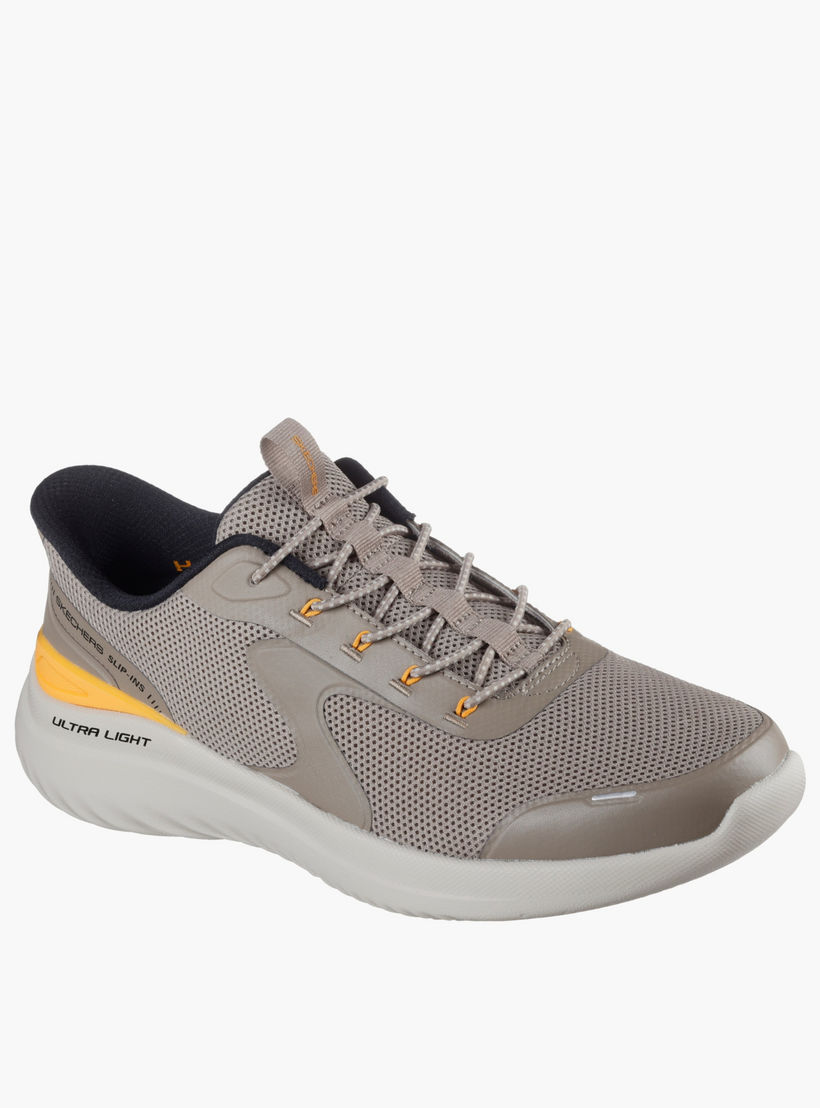 Skechers Men Panelled Slip-On Sports Shoes-sports-men-shoes-image-2